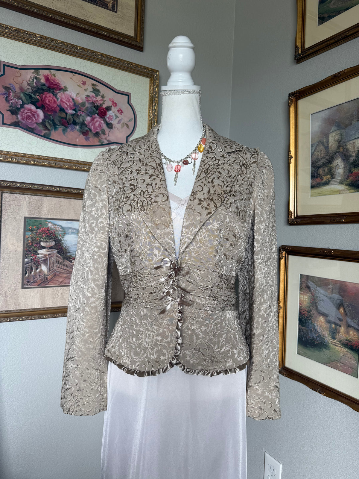 Alberto Makali Vintage Champage Blazer