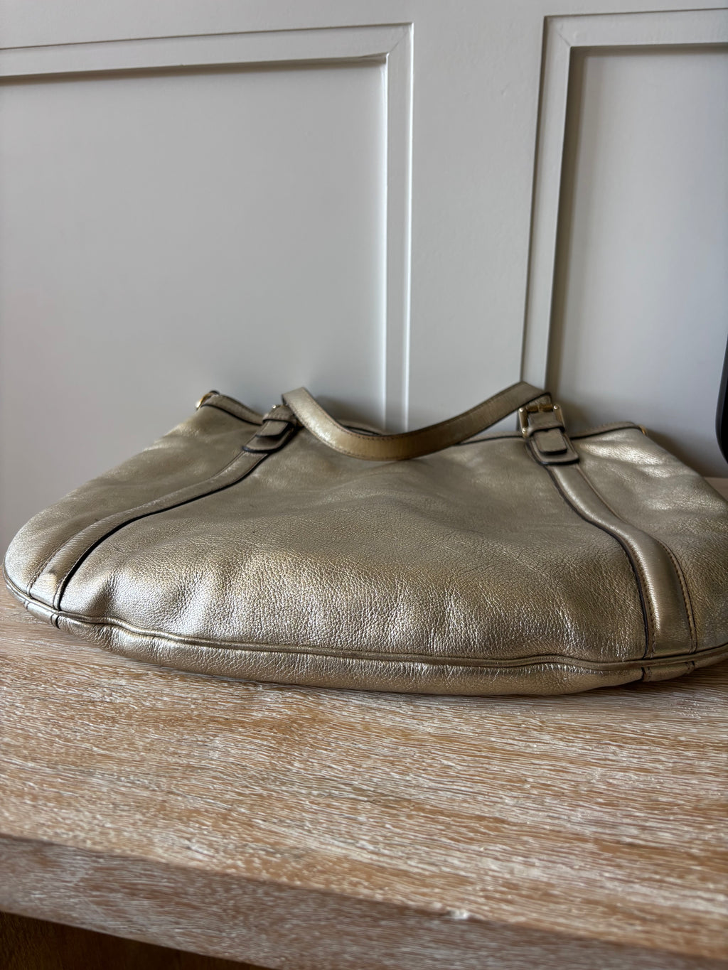 Gucci Britt Gold Interlocking G Bag
