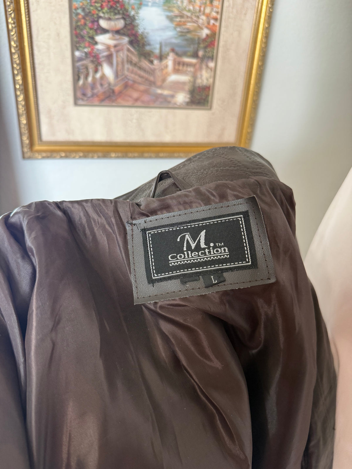 Brown Vintage Leather Coat