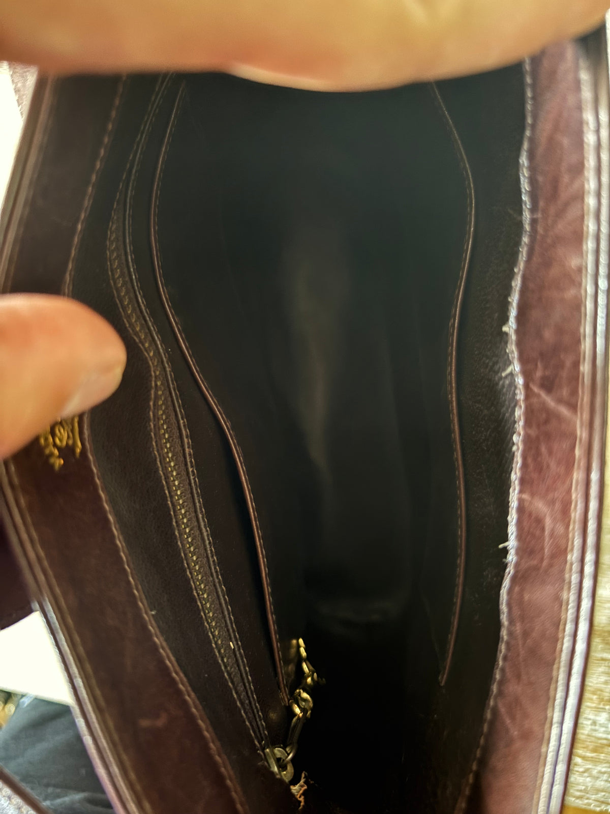 Gucci Chocolate Brown Calf Leather Bag