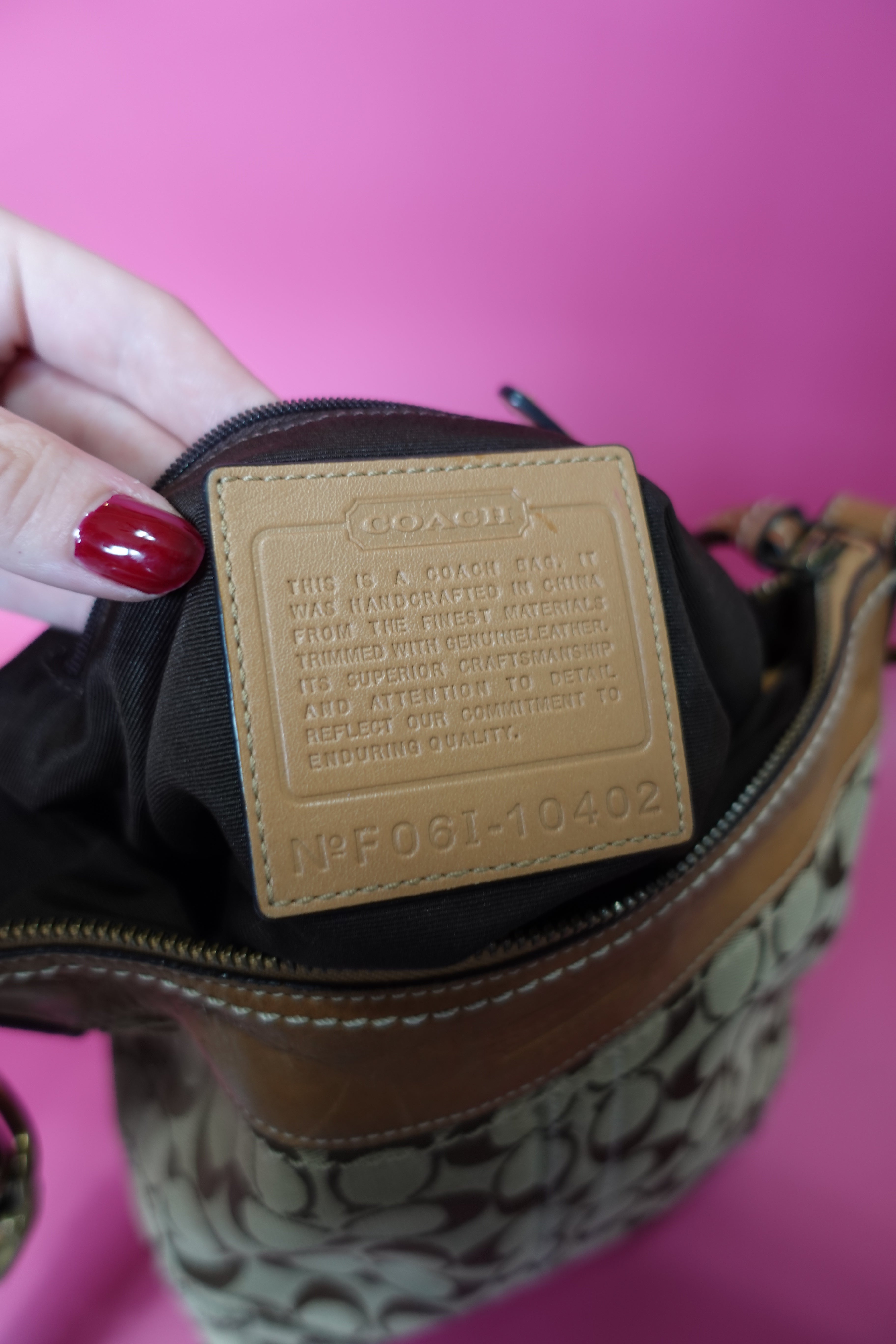 Coach Monogram Crossbody