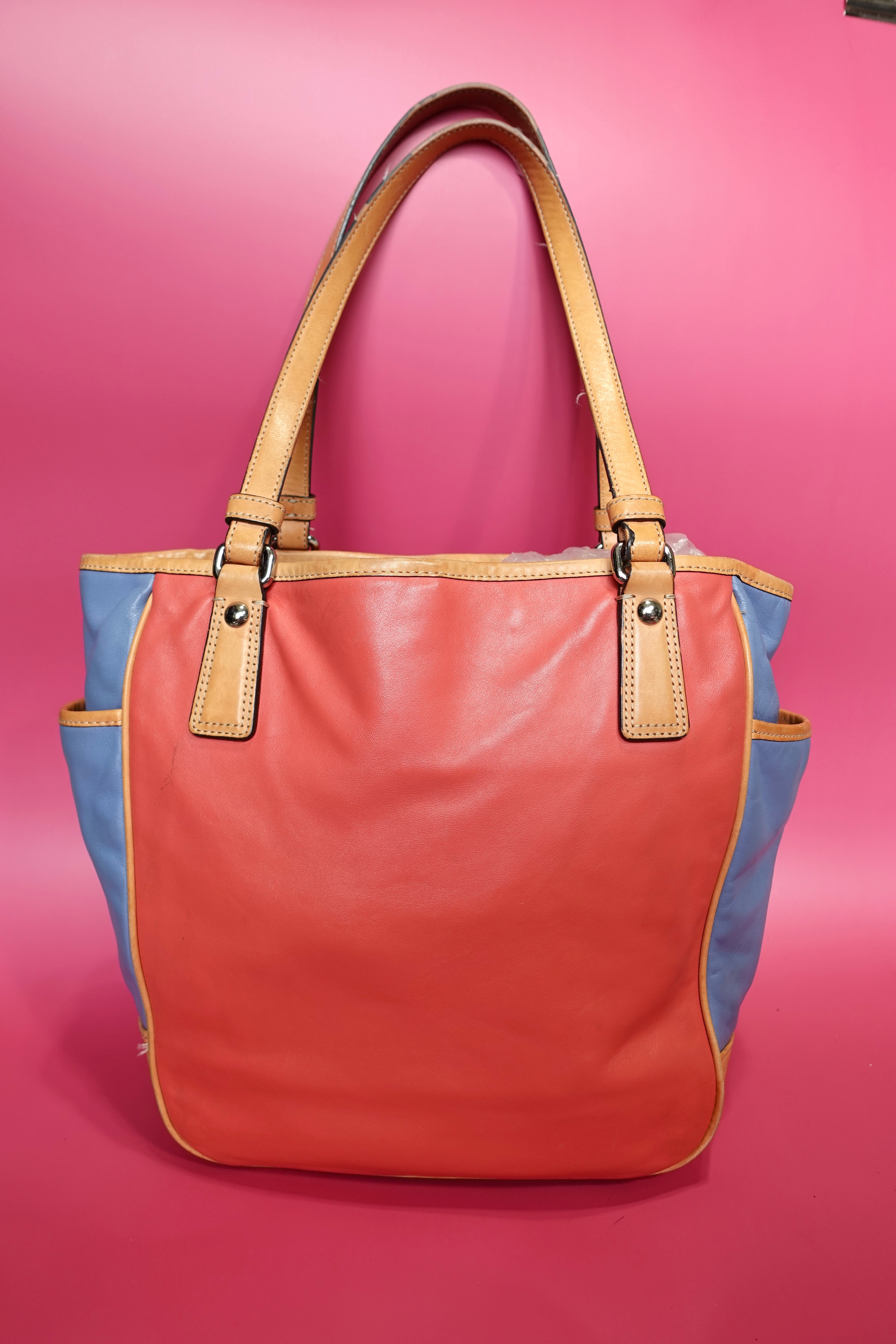 Coach Color Block Tote