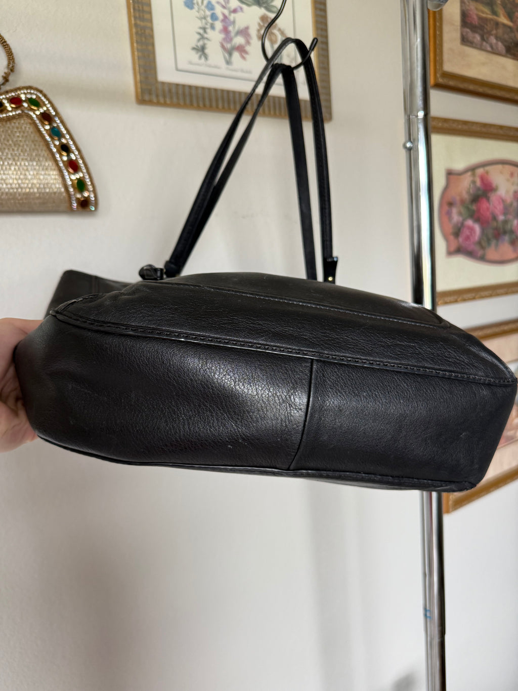 Coach Black Leather Taylor Tote Bag
