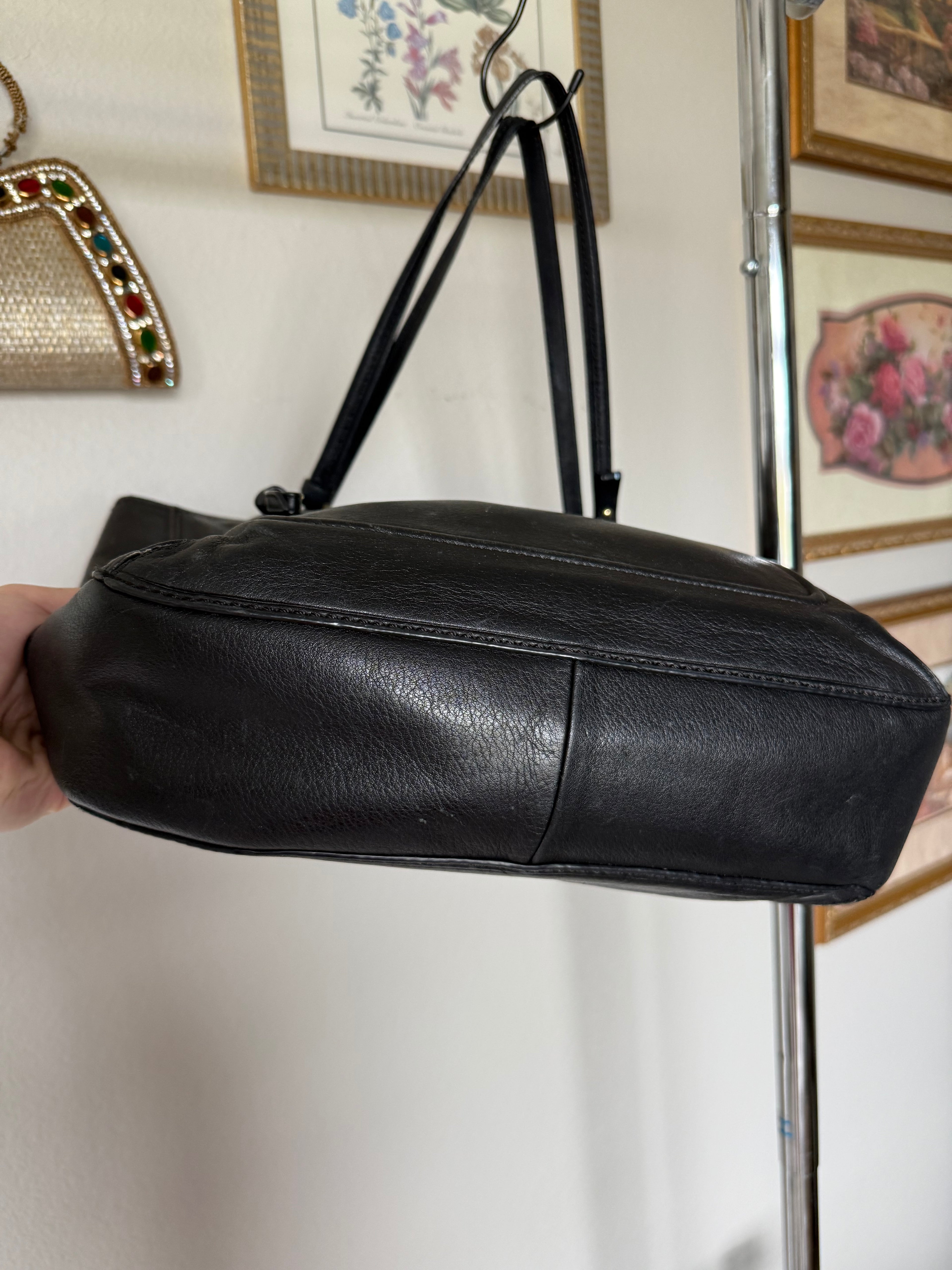 Coach Black Leather Taylor Tote Bag