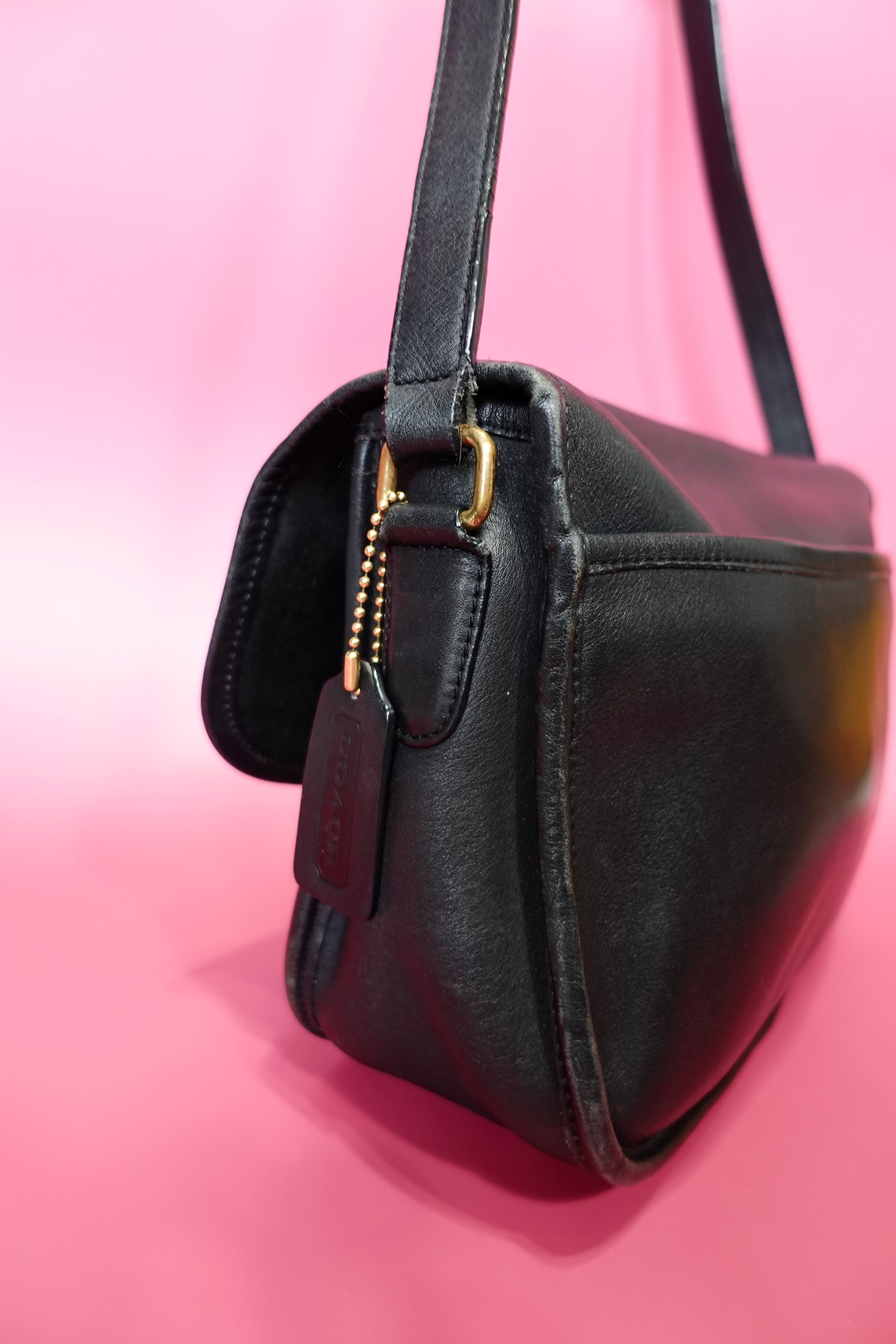 Black Coach City Bag