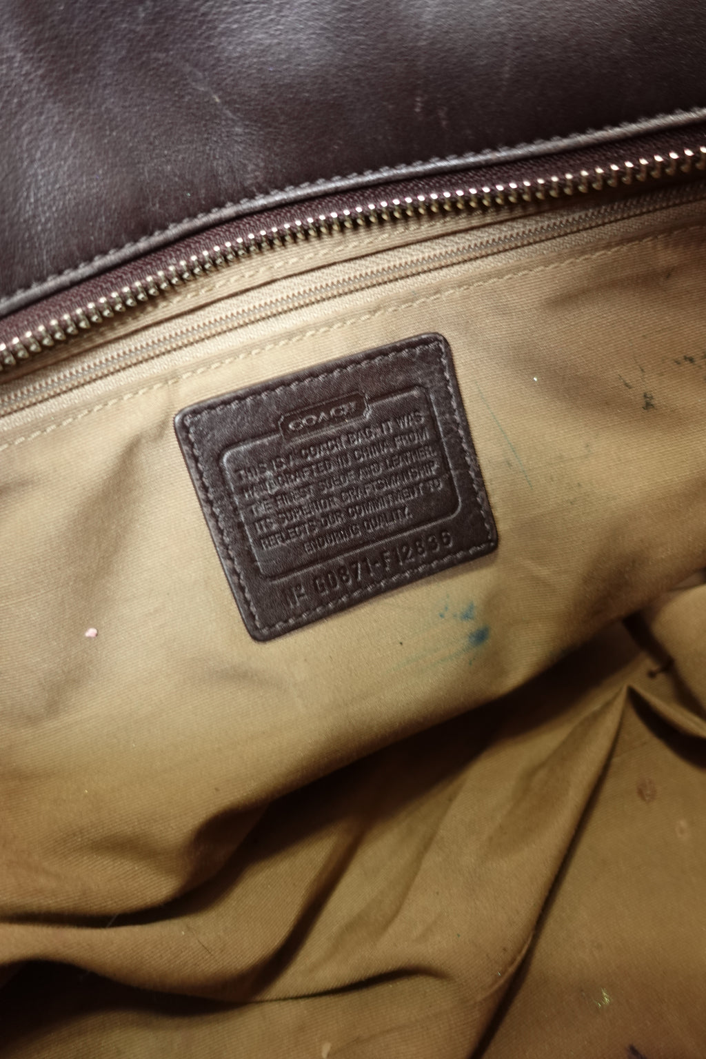 Brown Suede Coach
