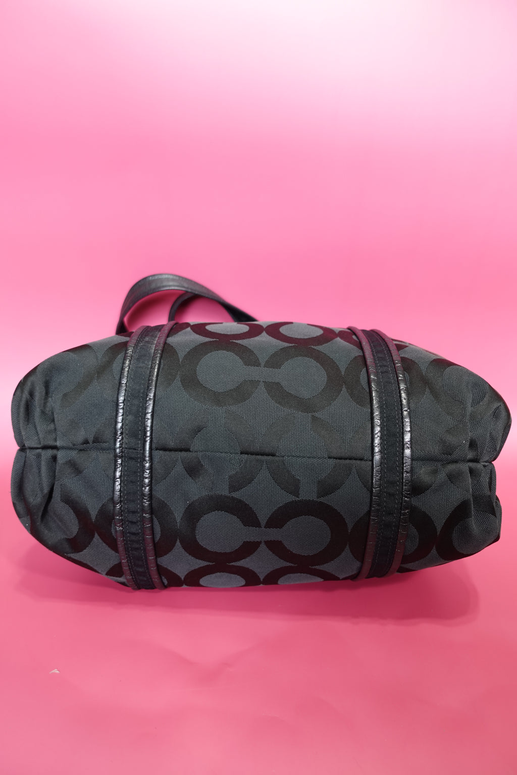 Coach Black Poppy Tote