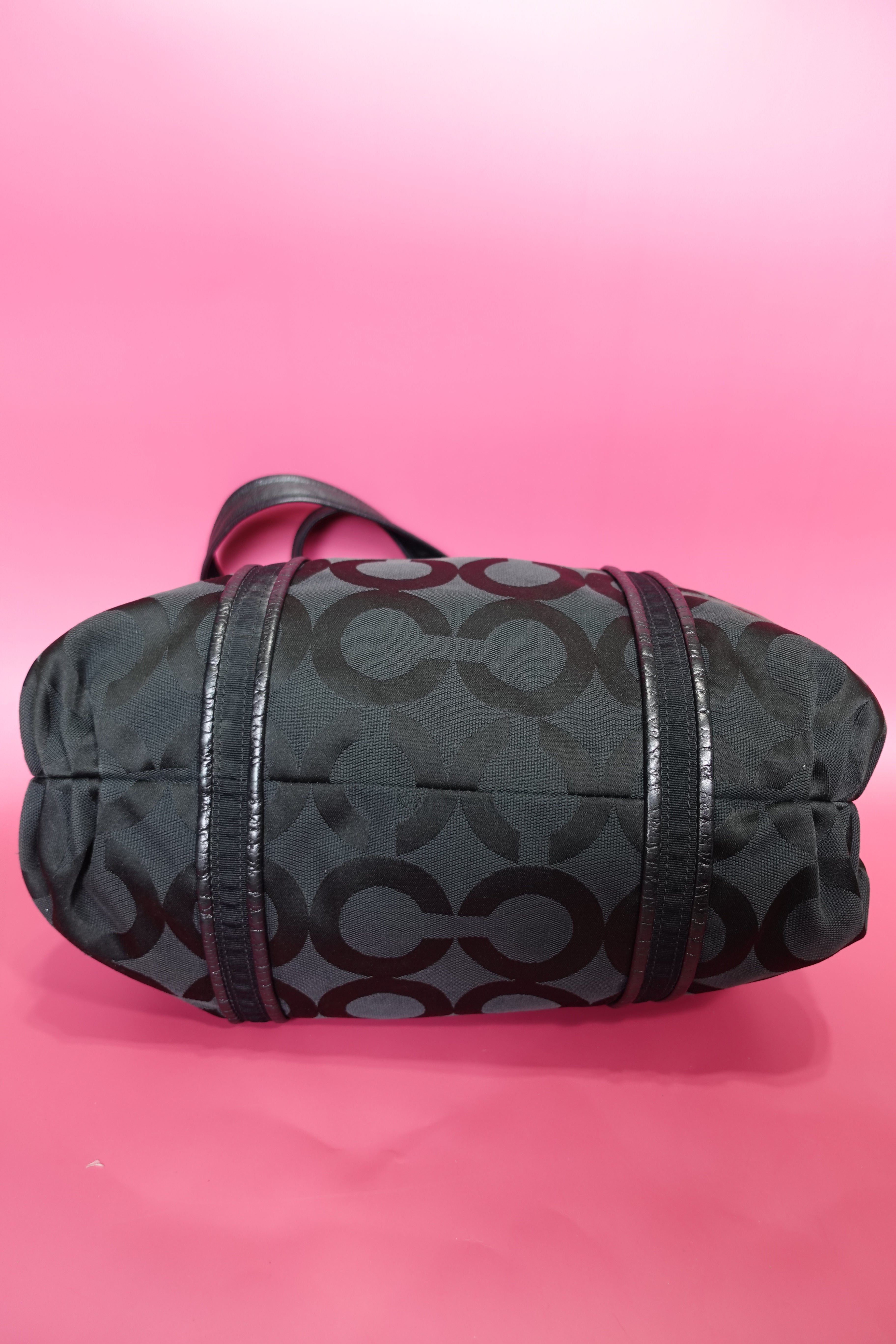Coach Black Poppy Tote
