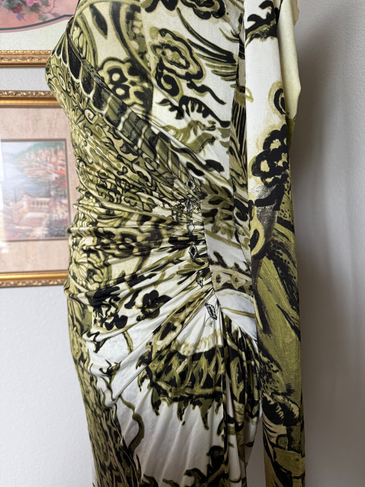 Roberto Cavalli Chinoiserie Dragon Dress F/W 2005