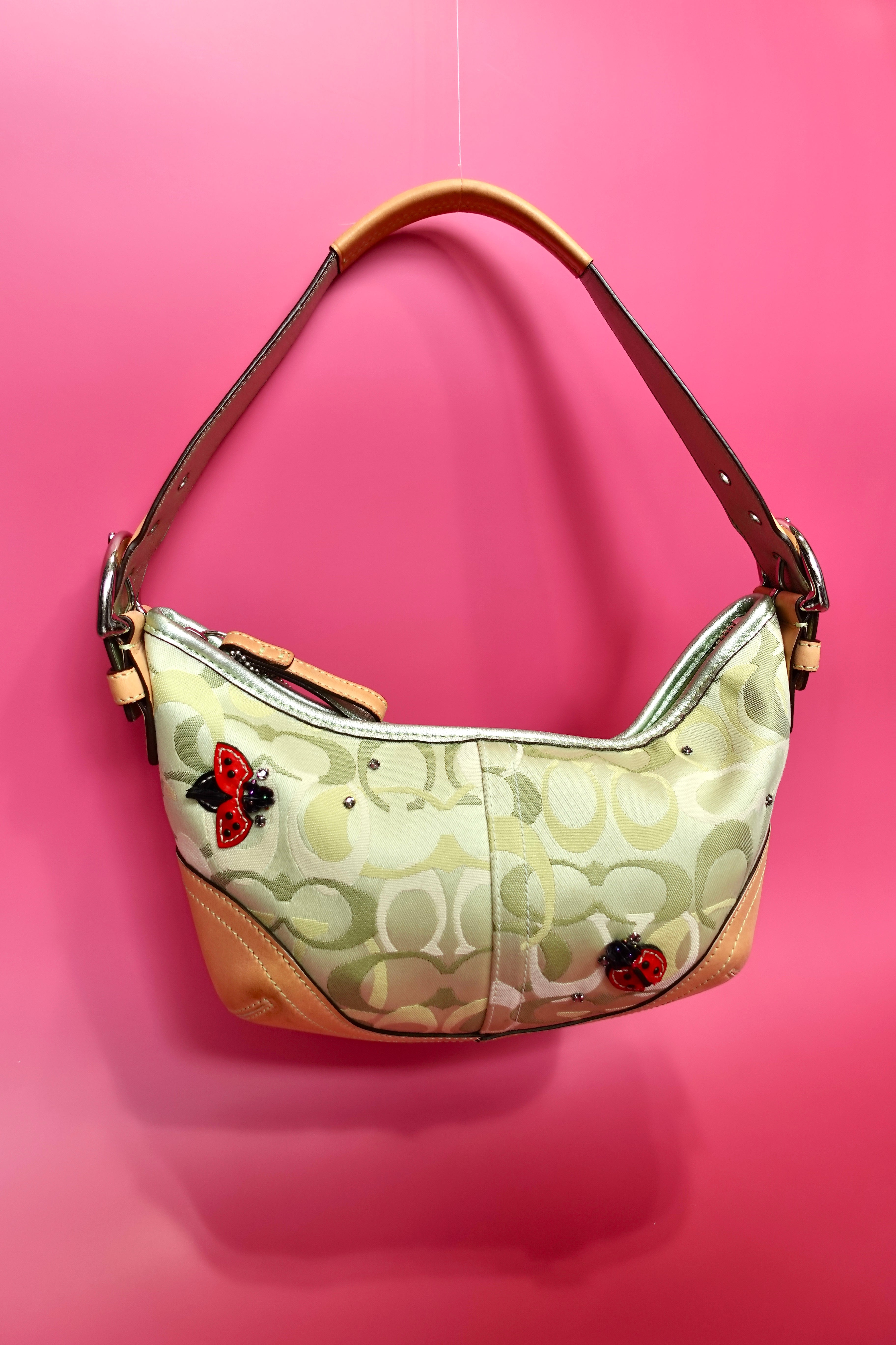 Coach Ladybug Optic Green Soho