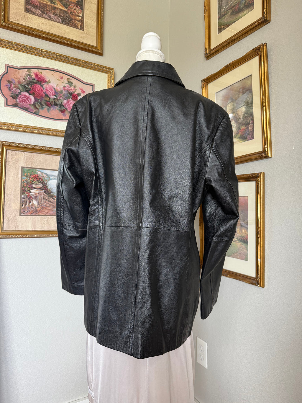 Vintage Worthington Black Leather Jacket