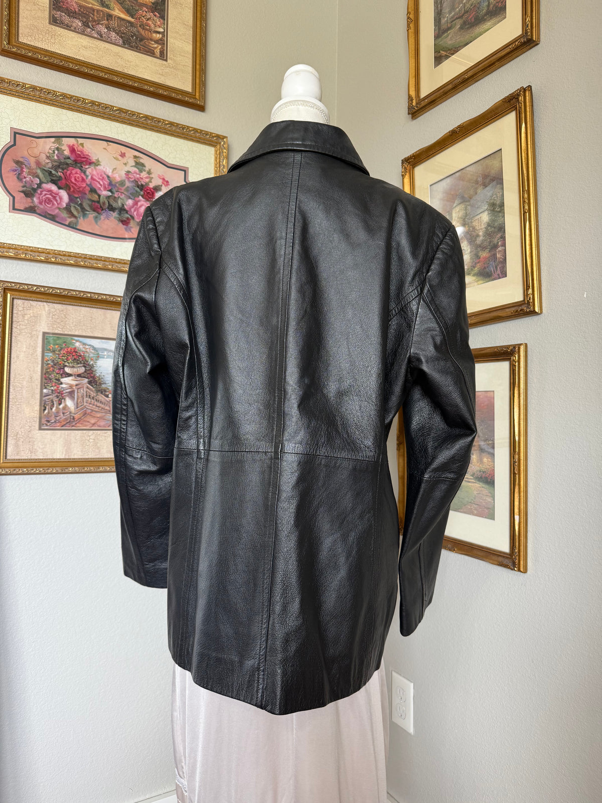 Vintage Worthington Black Leather Jacket