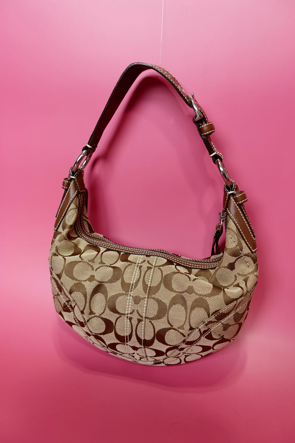 Brown Coach Shoulder Bag