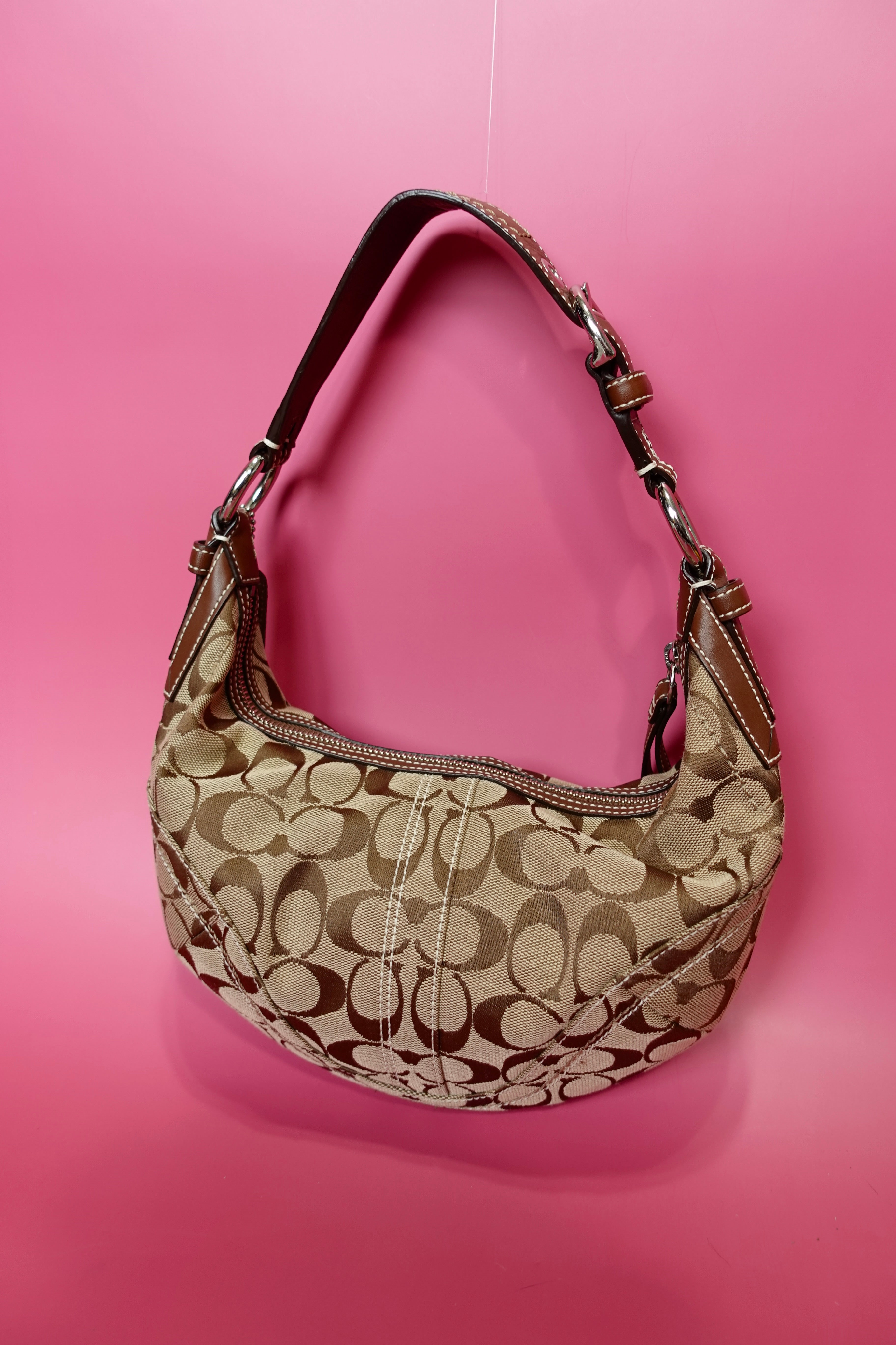 Brown Coach Shoulder Bag