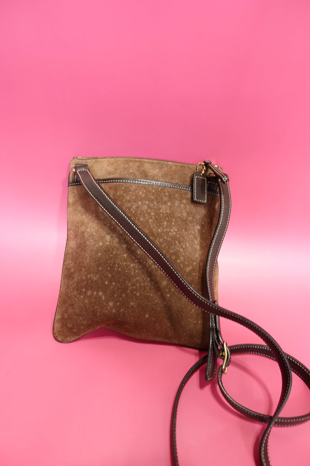 Vintage Coach Lace-Up Crossbody