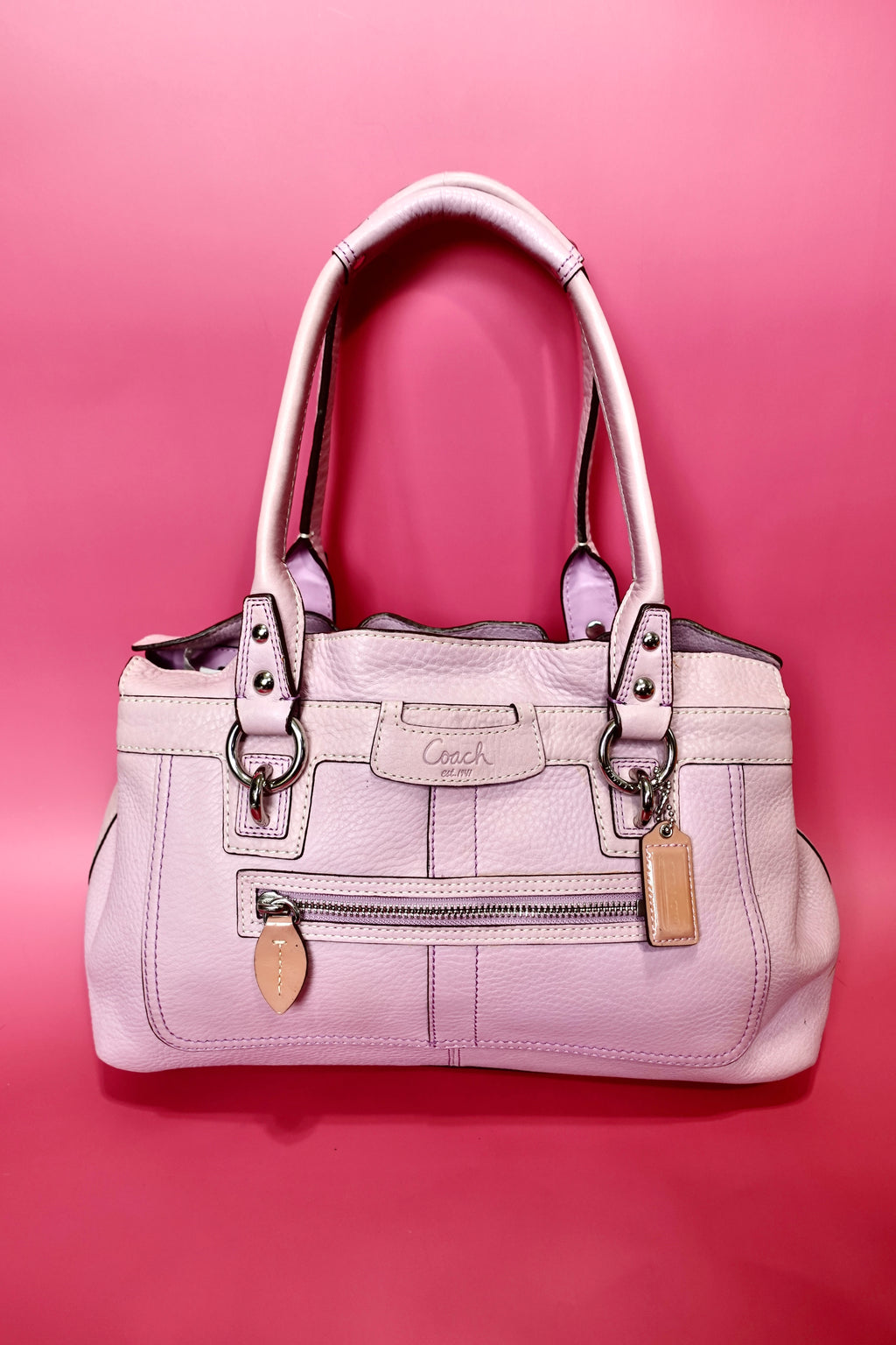 Lilac Coach Penelope Satchel