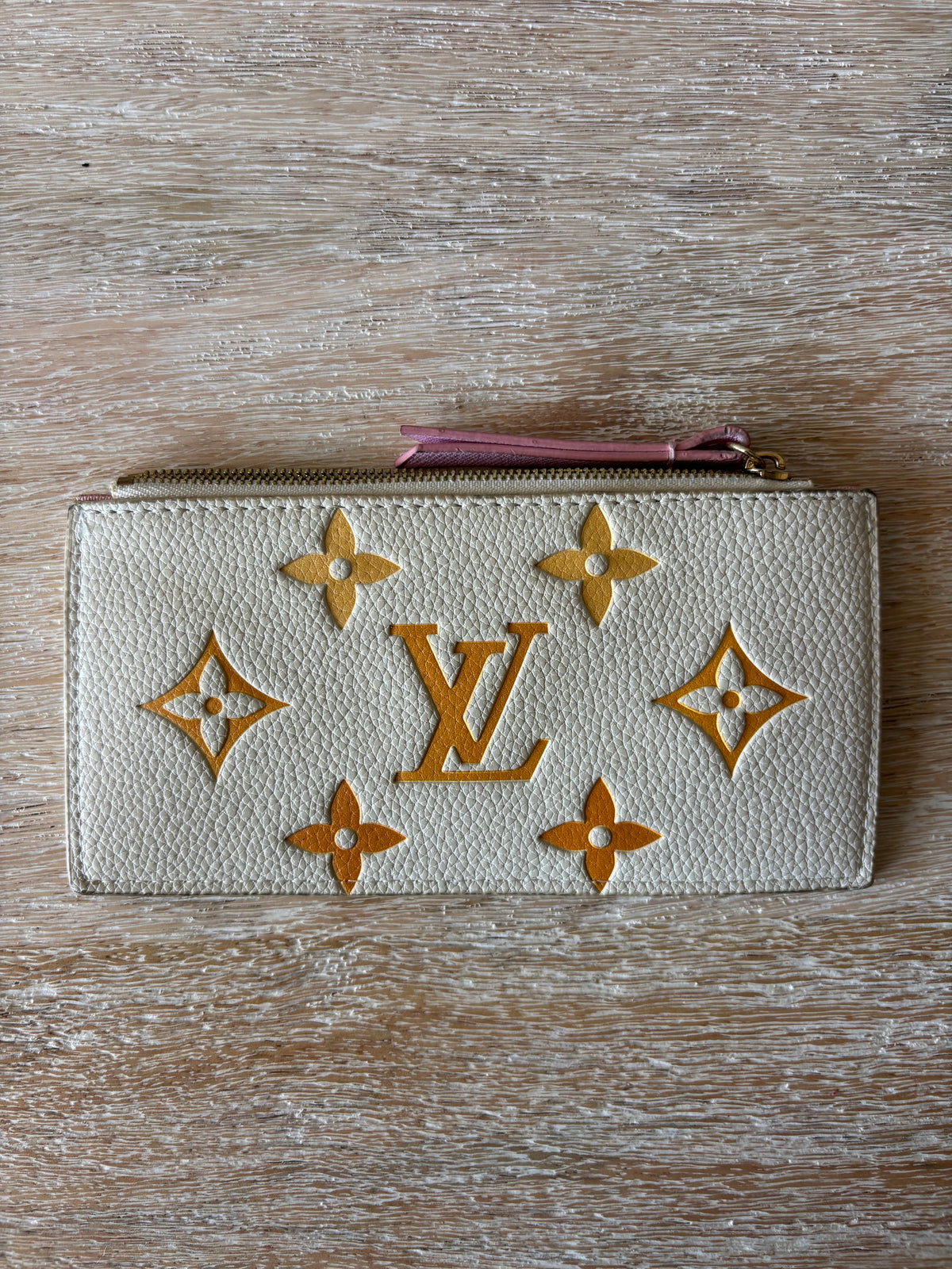 Rare Louis Vuitton Monogram Empreinte Pochette Wristlet