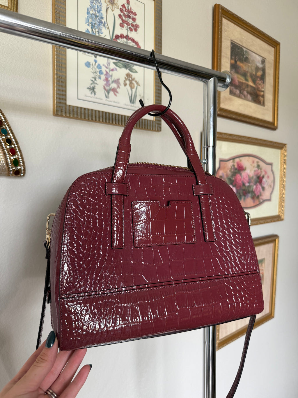 Kate Spade New York Riverside Street Exotic Small Felix Satchel