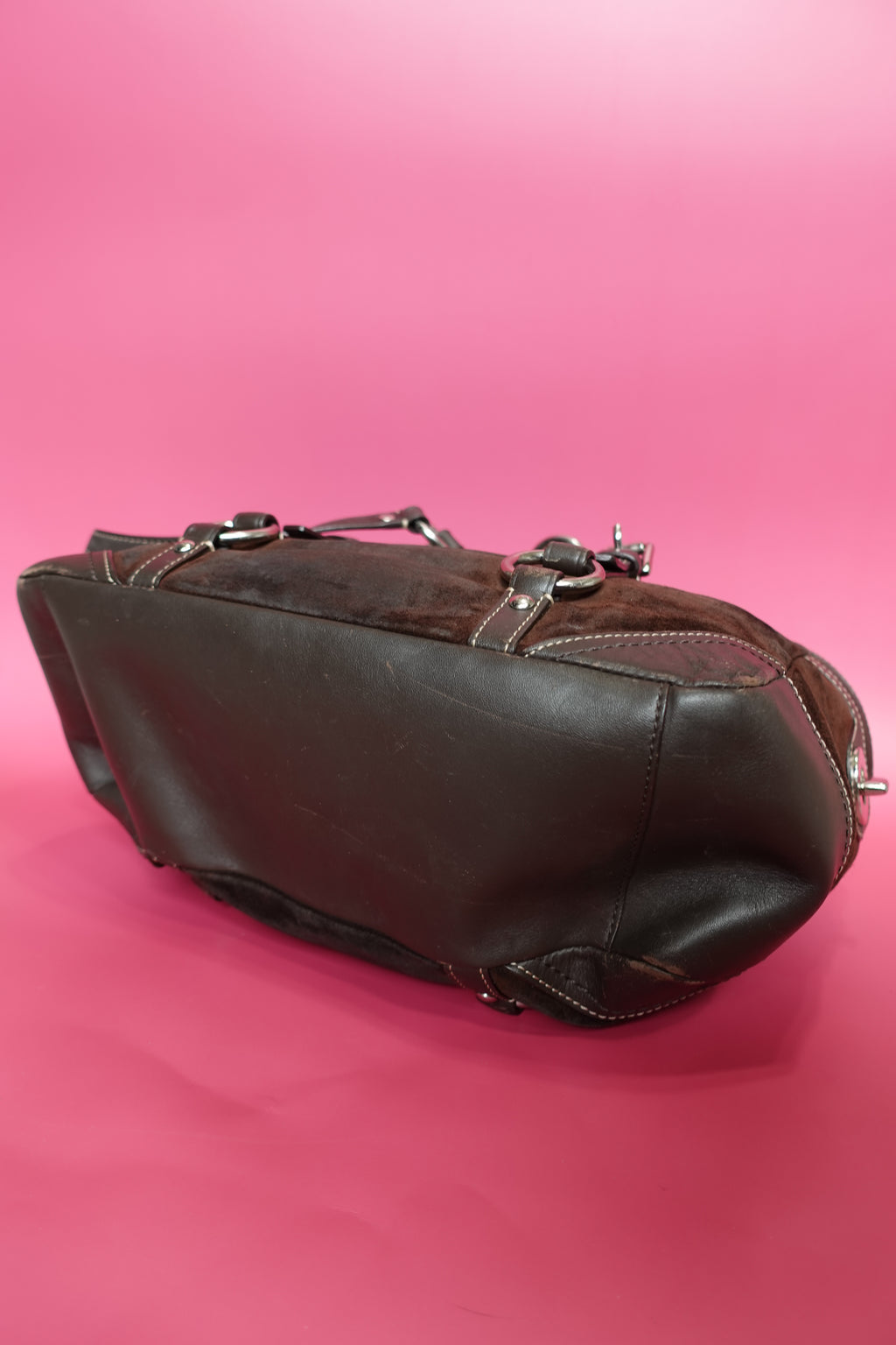 Brown Suede Coach