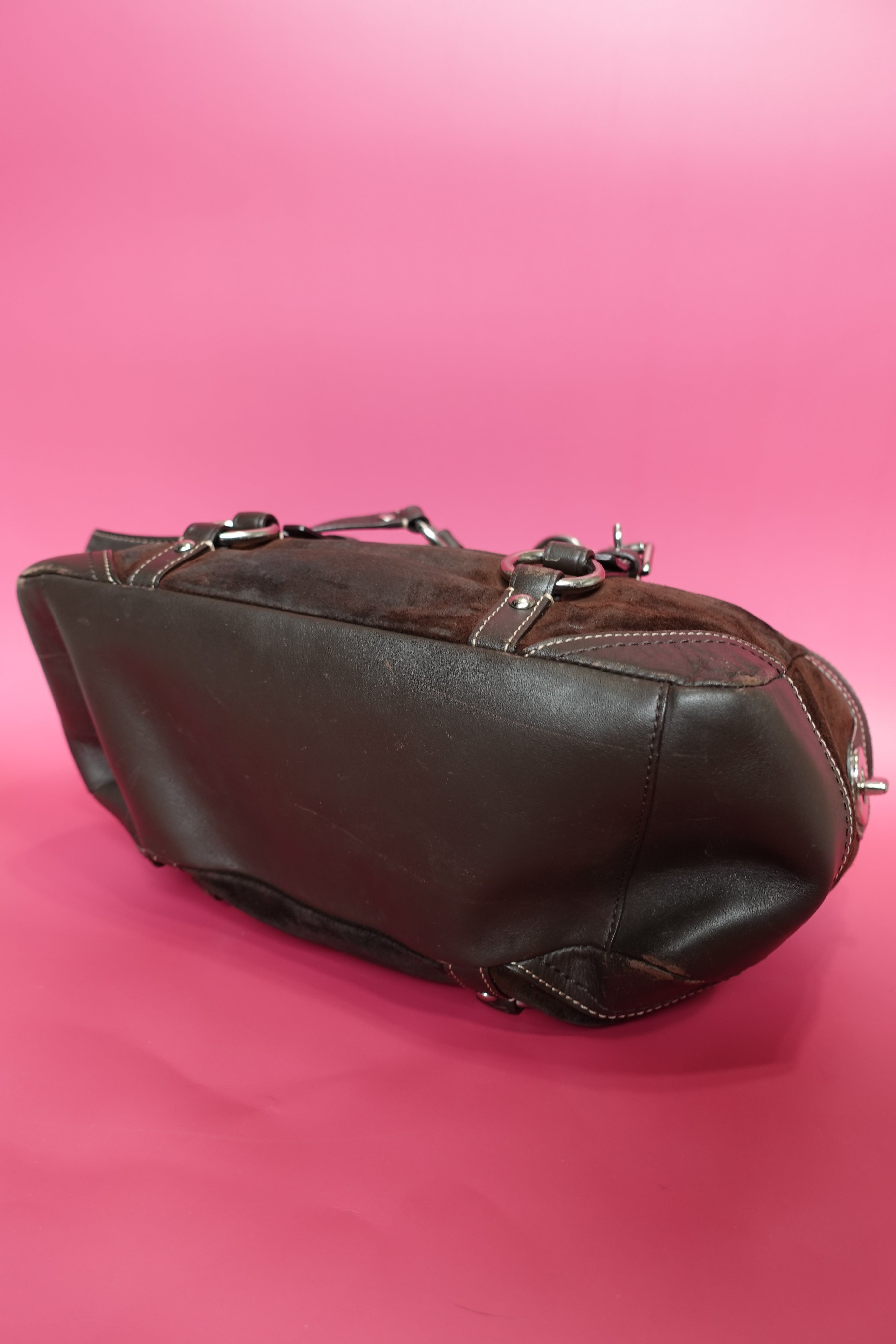 Brown Suede Coach