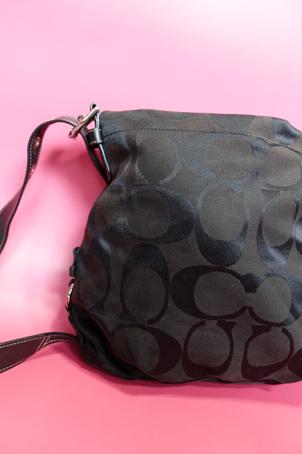 Black Monogram Coach Crossbody
