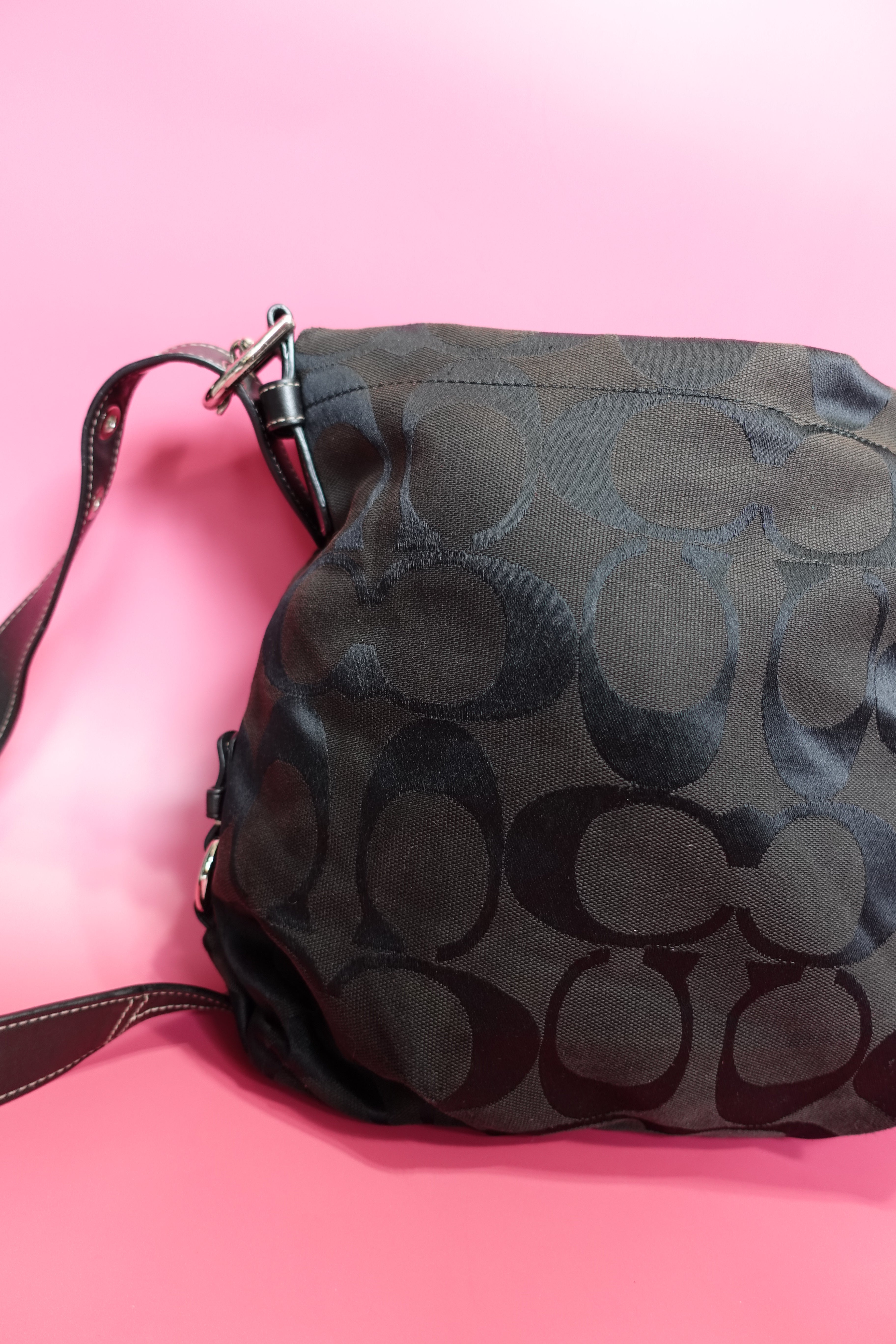 Black Monogram Coach Crossbody