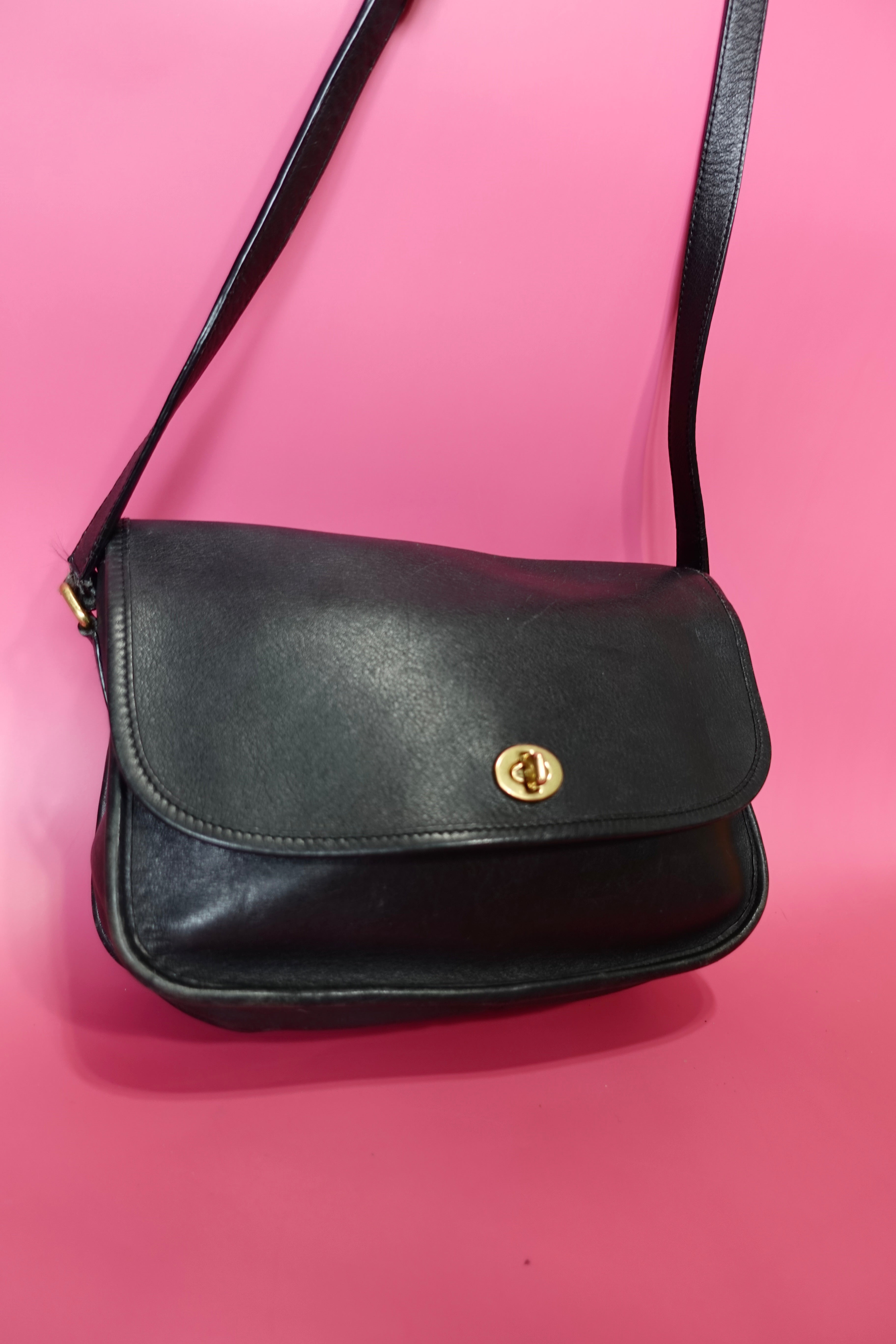 Black Coach City Bag