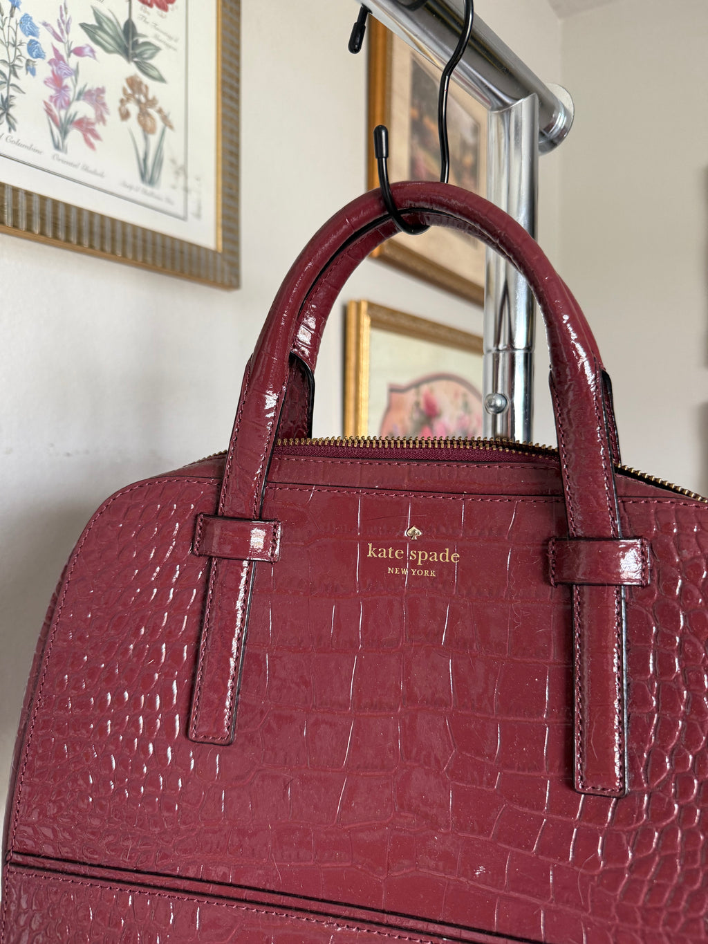 Kate Spade New York Riverside Street Exotic Small Felix Satchel