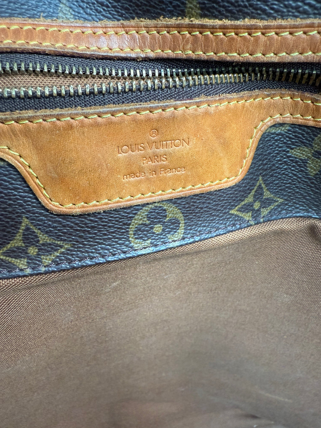 Louis Vuitton Vintage Monogram Sac Shopping Tote Bag