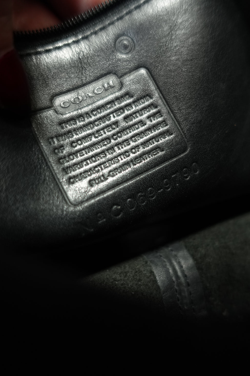 Black Coach City Bag