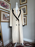 Forstmann Pure Wool Cream & Black Trenchcoat