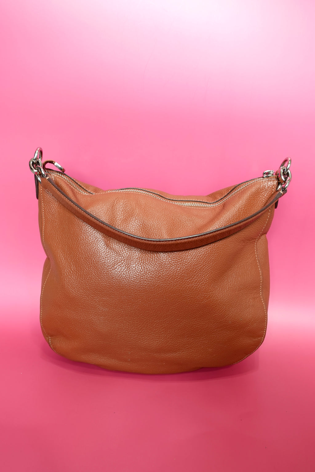 Coach Brown Turnlock Hobo