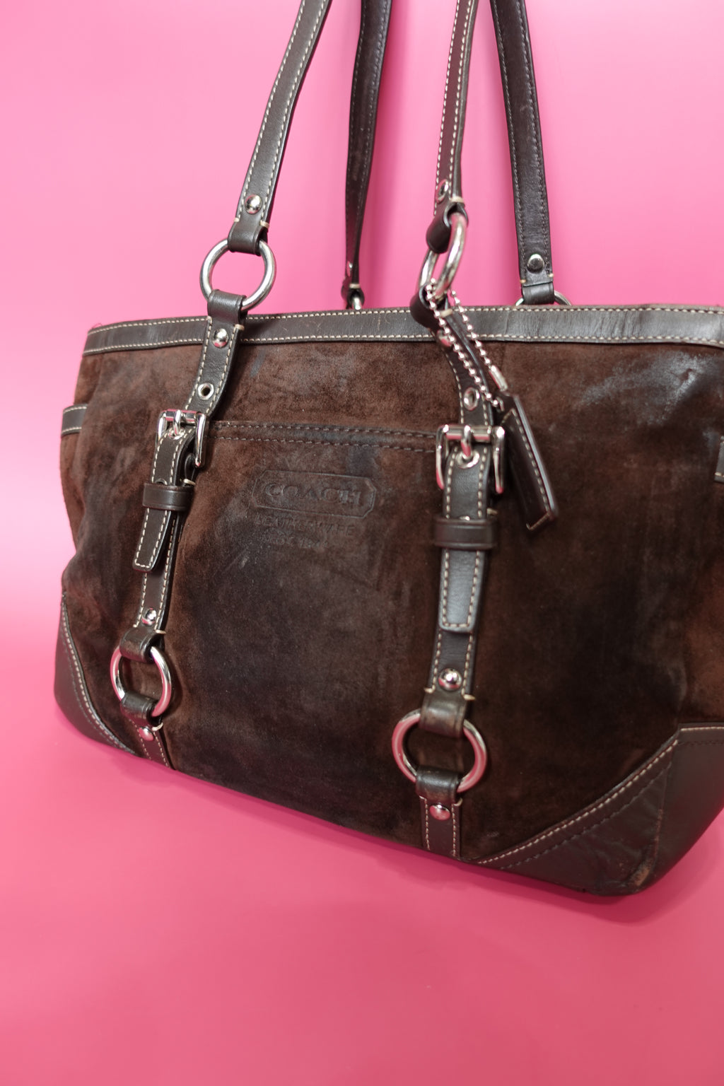 Brown Suede Coach