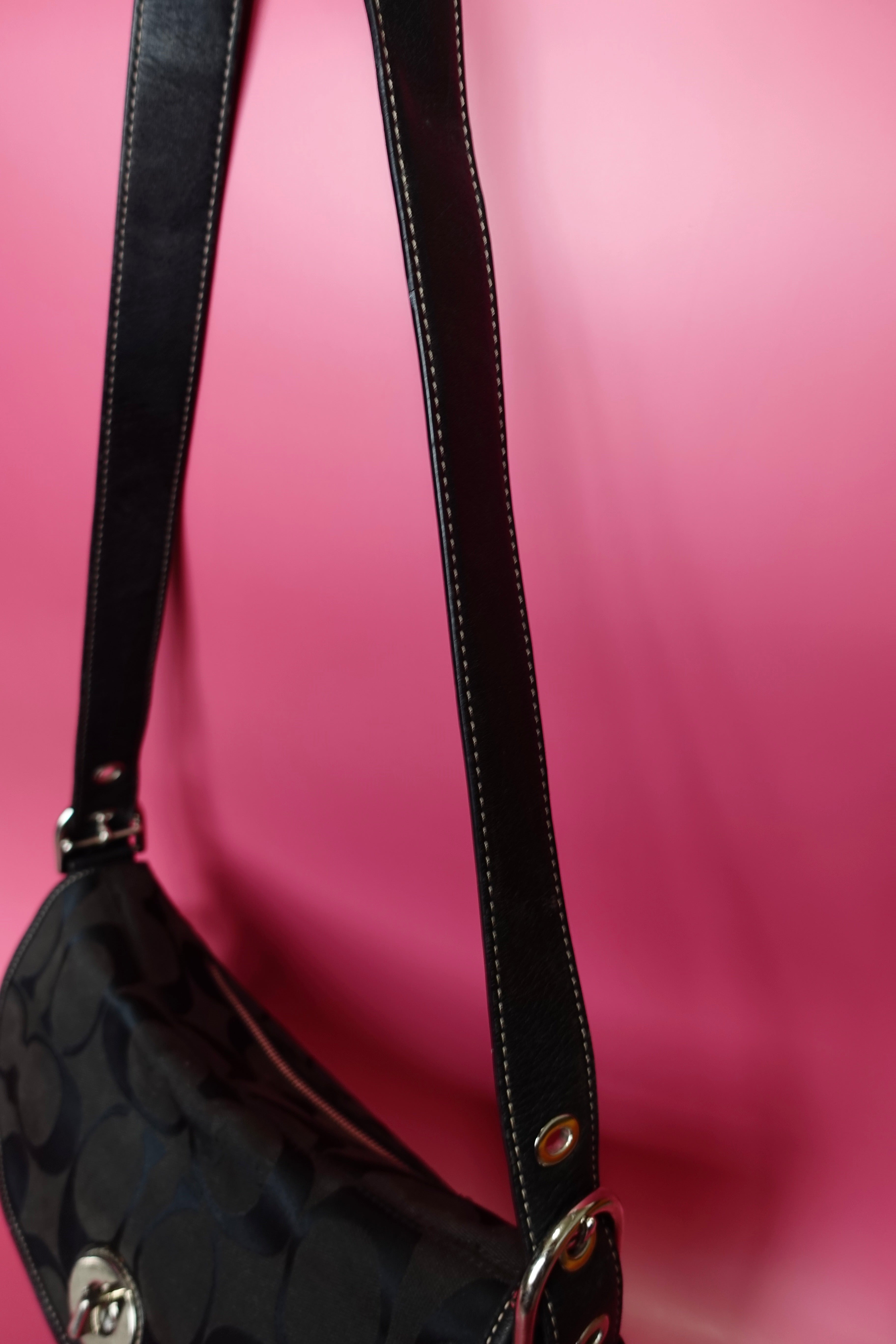 Coach Canvas Turnlock