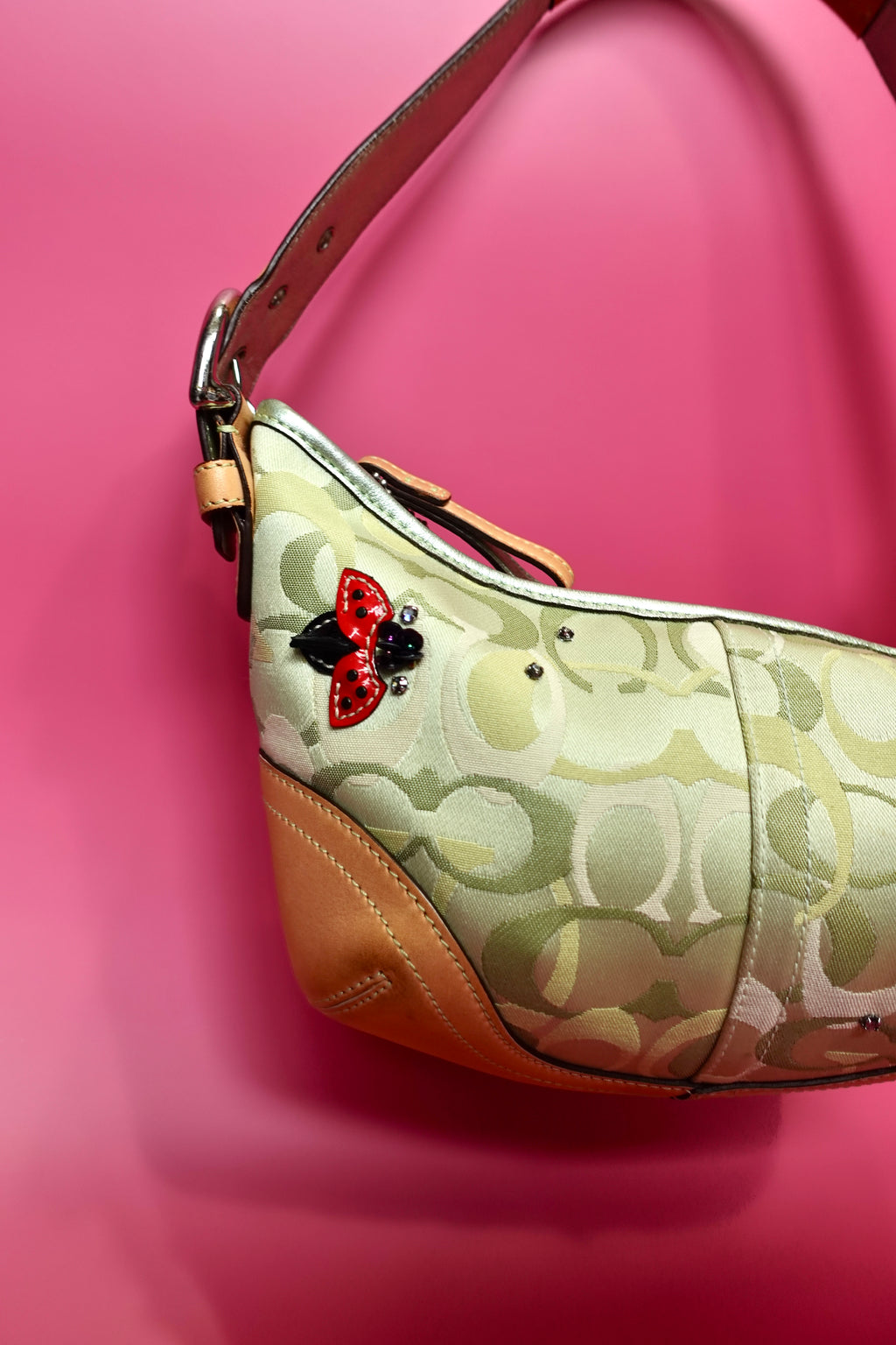 Coach Ladybug Optic Green Soho