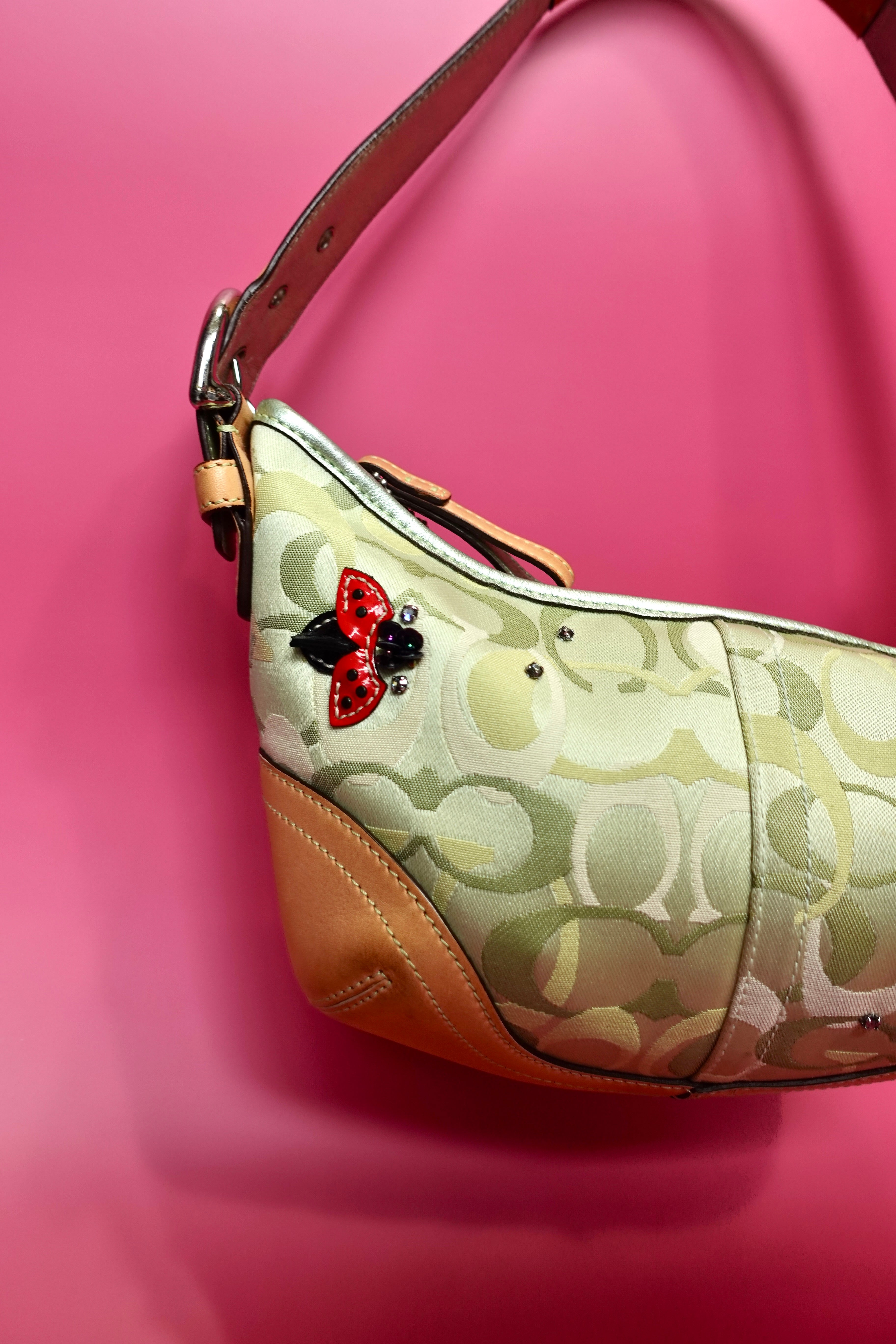 Coach Ladybug Optic Green Soho