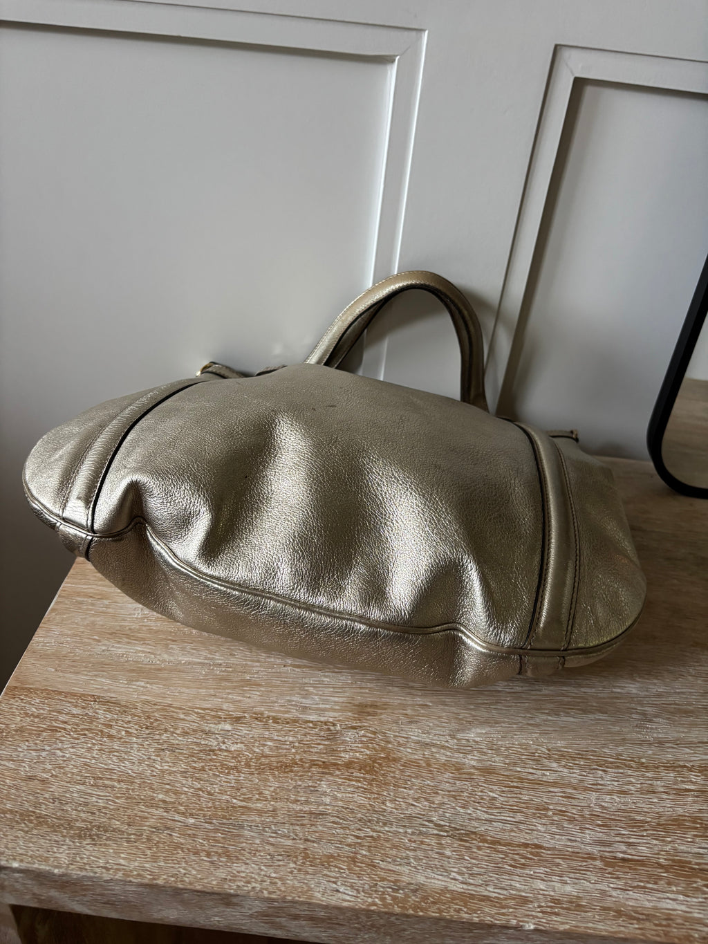 Gucci Britt Gold Interlocking G Bag