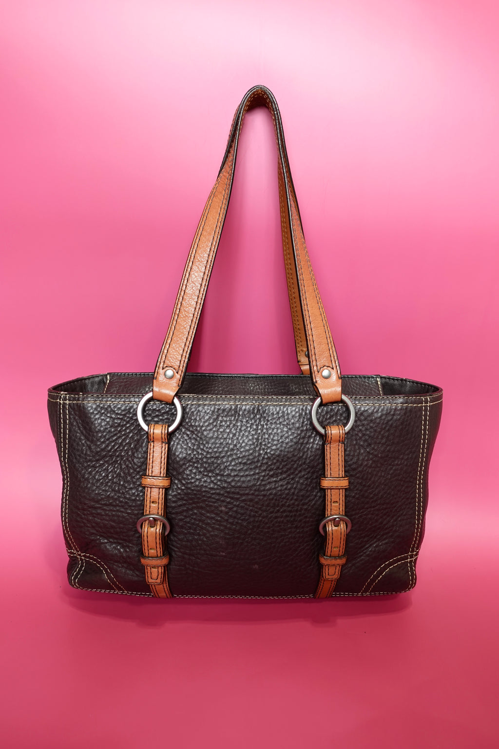 Chocolate Brown Coach Tote