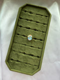 Gold AB Iridescent Stone Ring Size 5.25