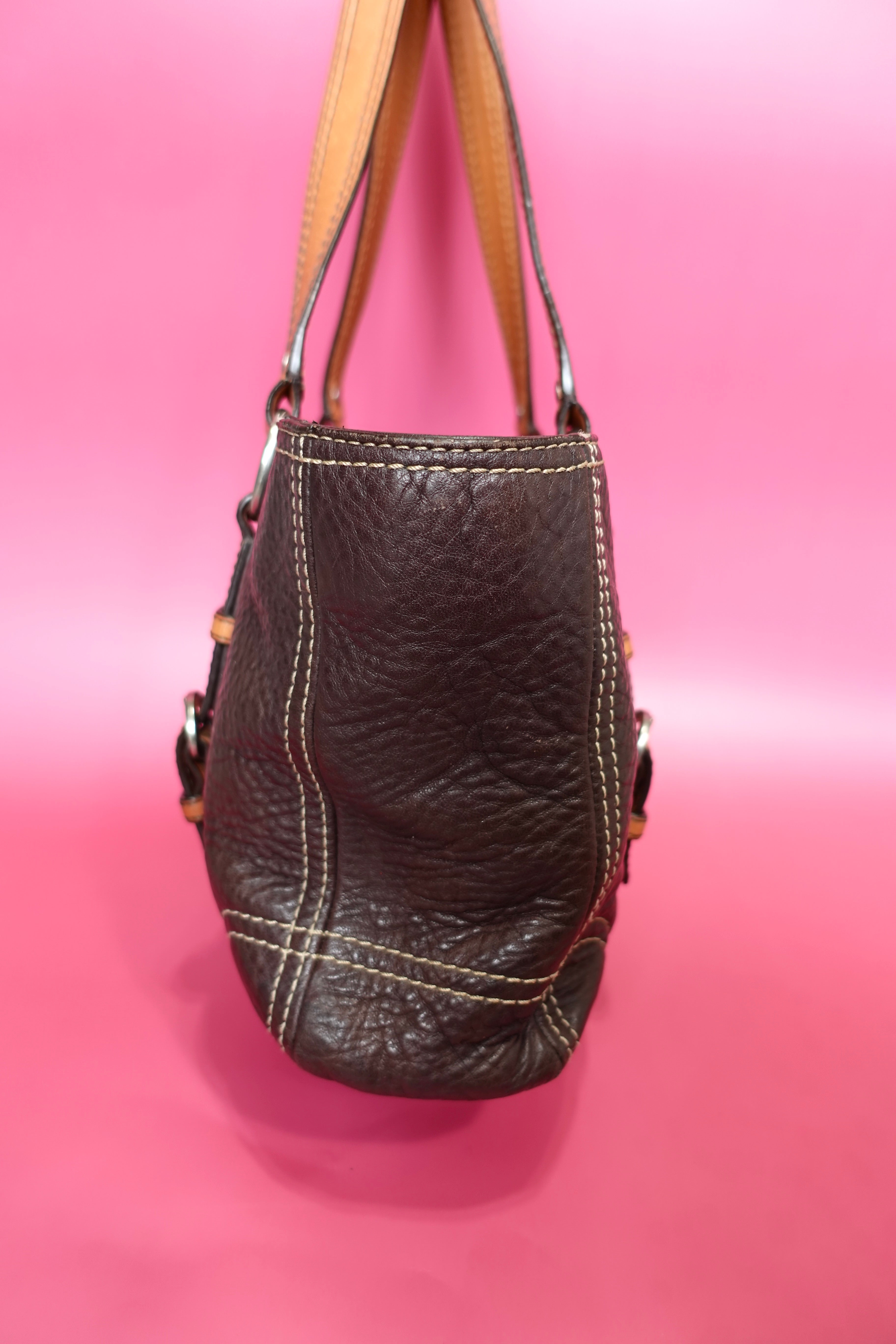 Chocolate Brown Coach Tote