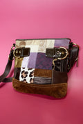 Purple Patchwork Coach Crossbody
