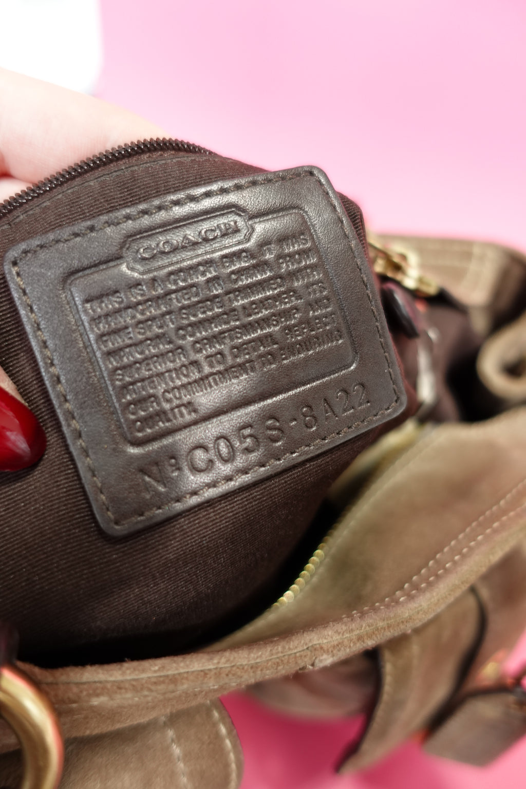 Coach Suede Soho (With Tags)