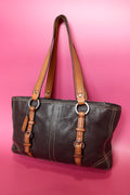 Chocolate Brown Coach Tote
