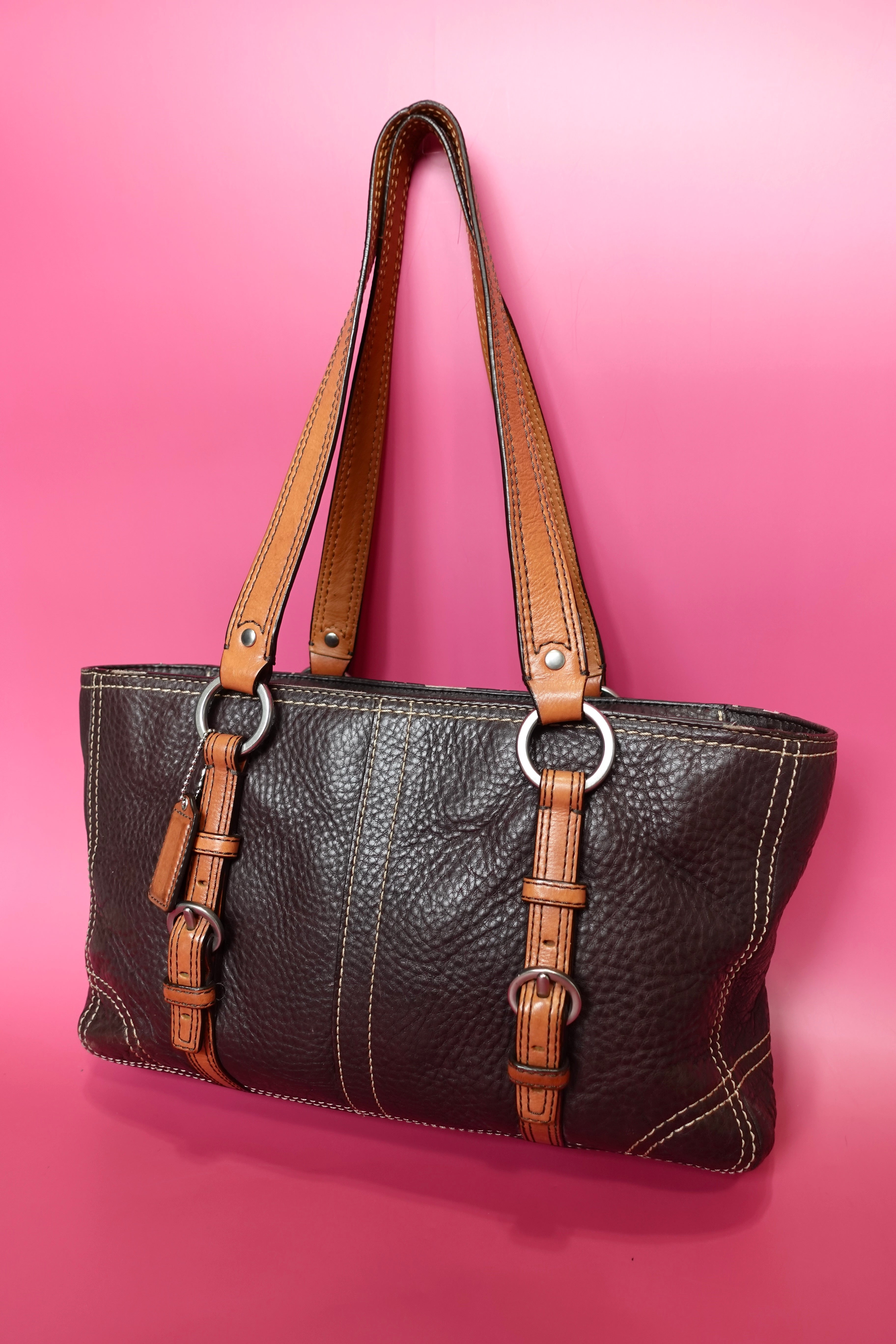 Chocolate Brown Coach Tote