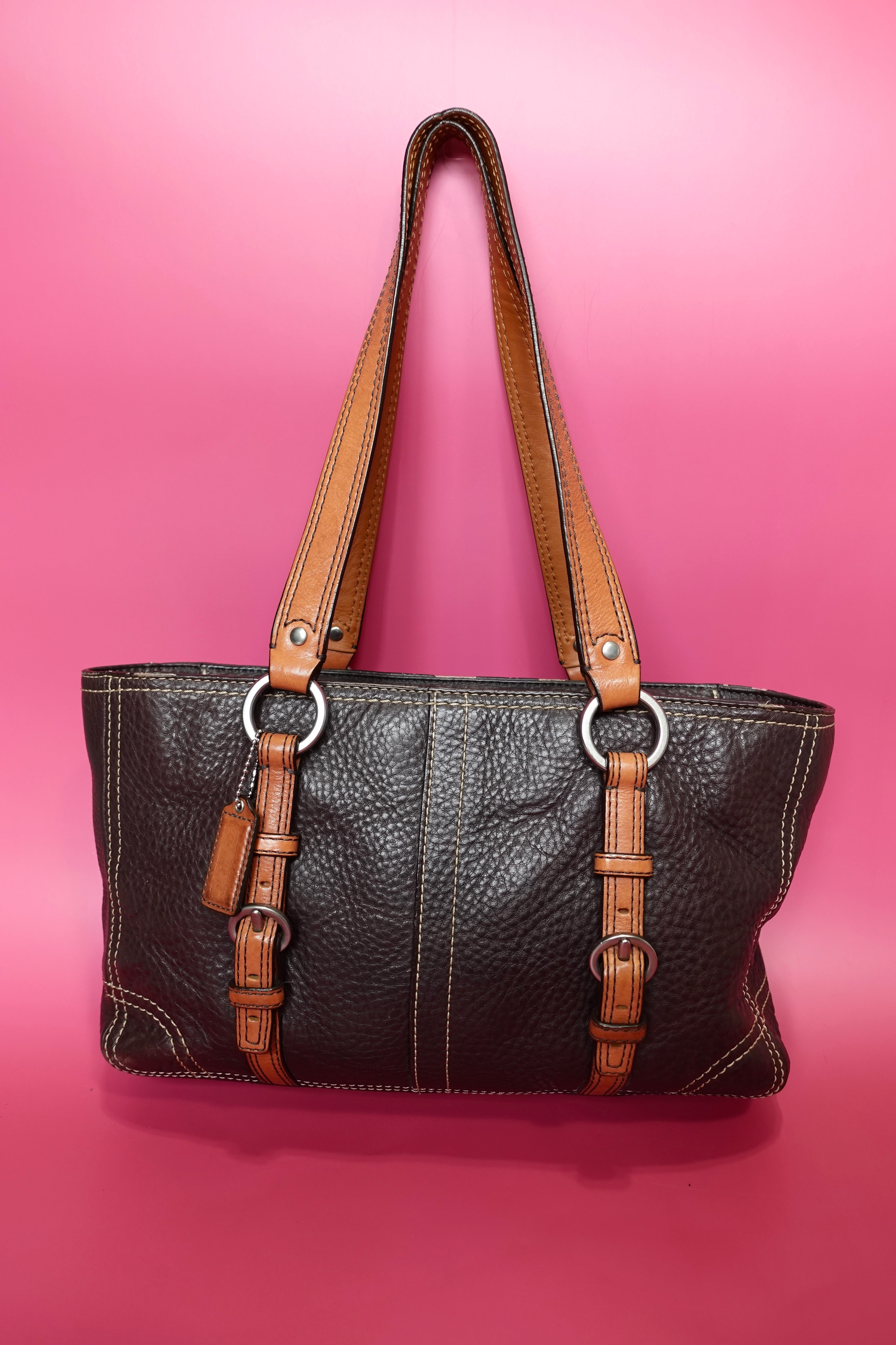 Chocolate Brown Coach Tote