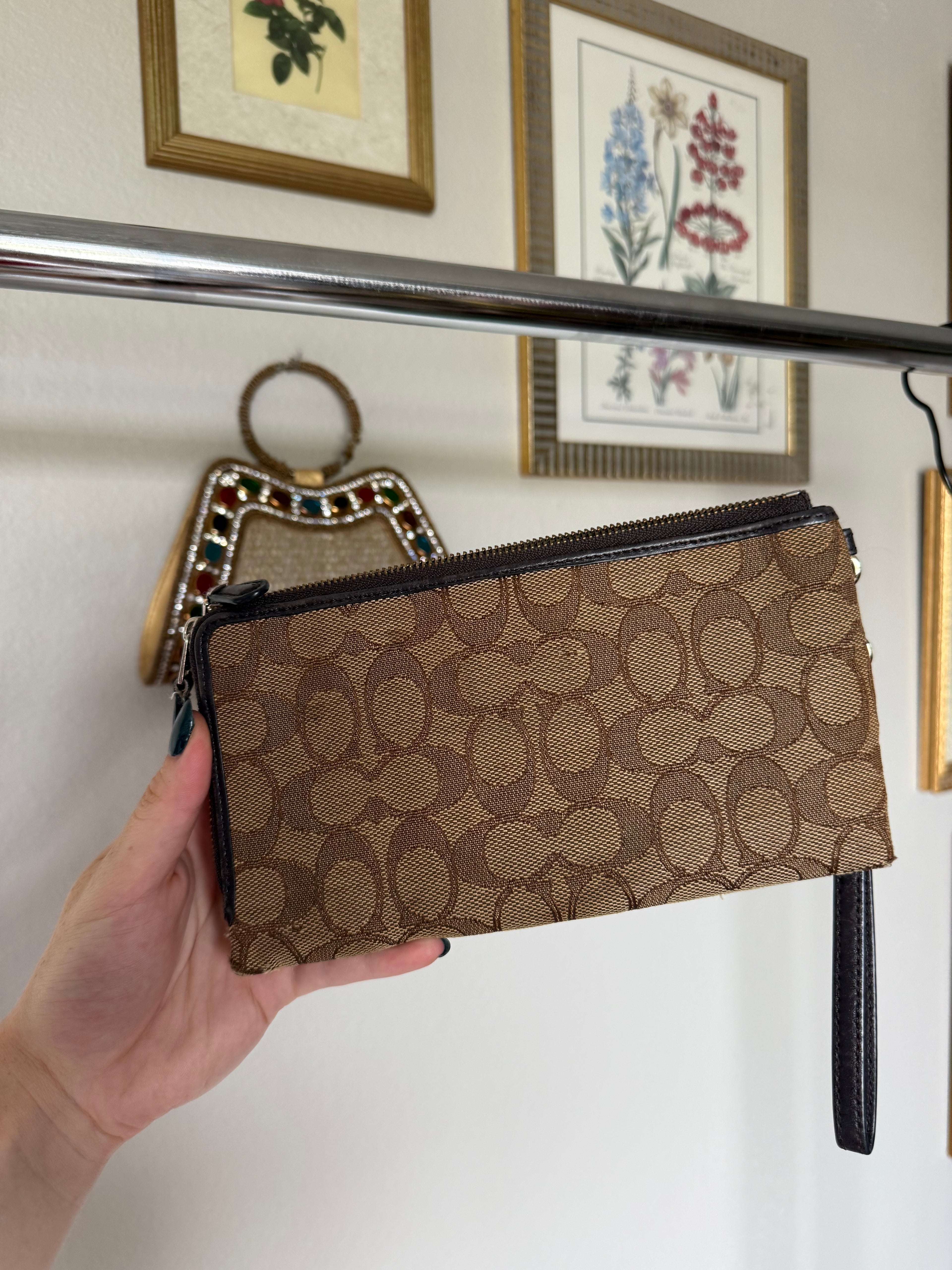Coach Signature Phoebe Shoulder Bag and Wristlet