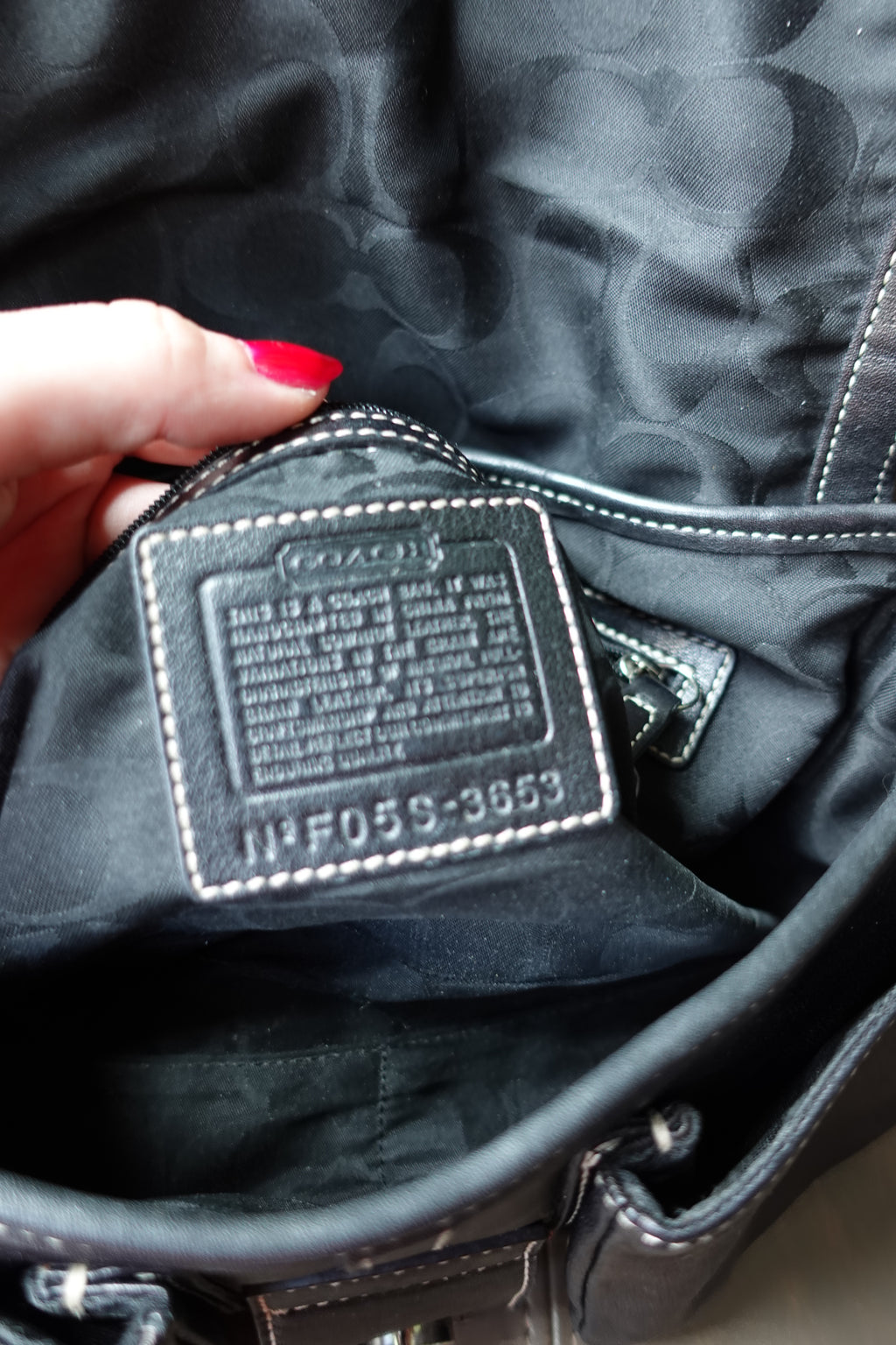 Coach Double Flap Black Soho