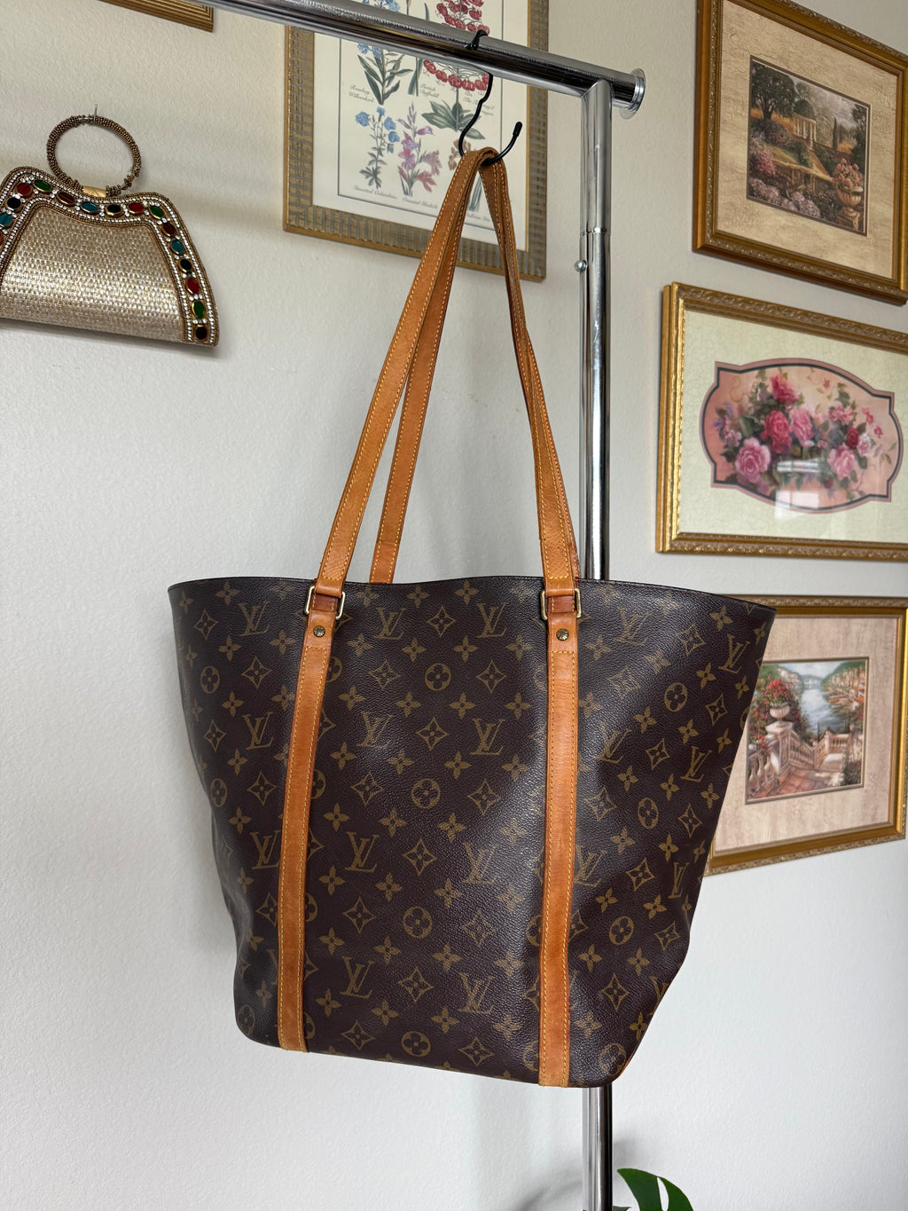 Louis Vuitton Vintage Monogram Sac Shopping Tote Bag