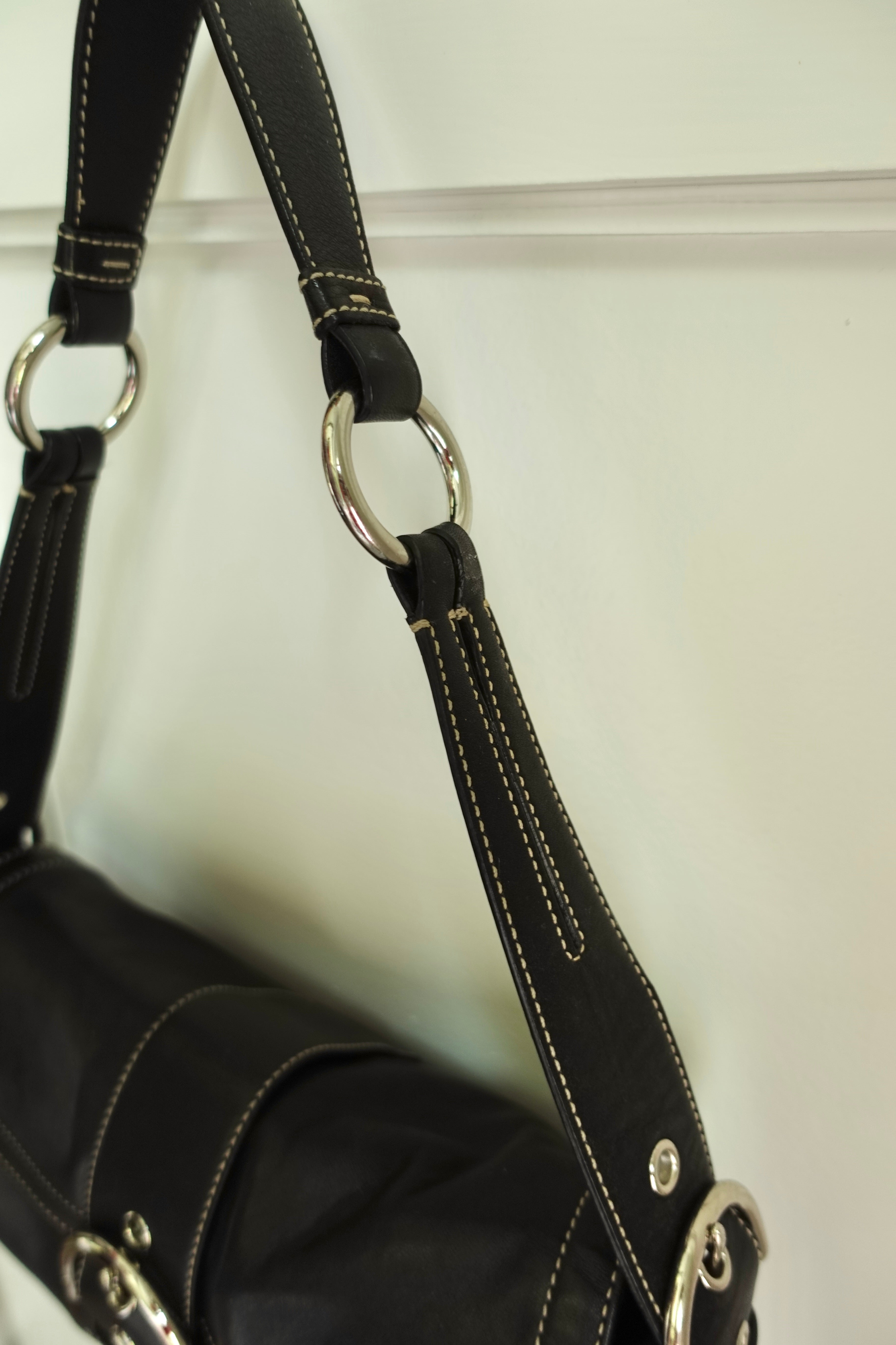 Coach Double Flap Black Soho