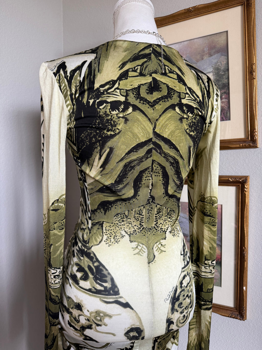 Roberto Cavalli Chinoiserie Dragon Dress F/W 2005